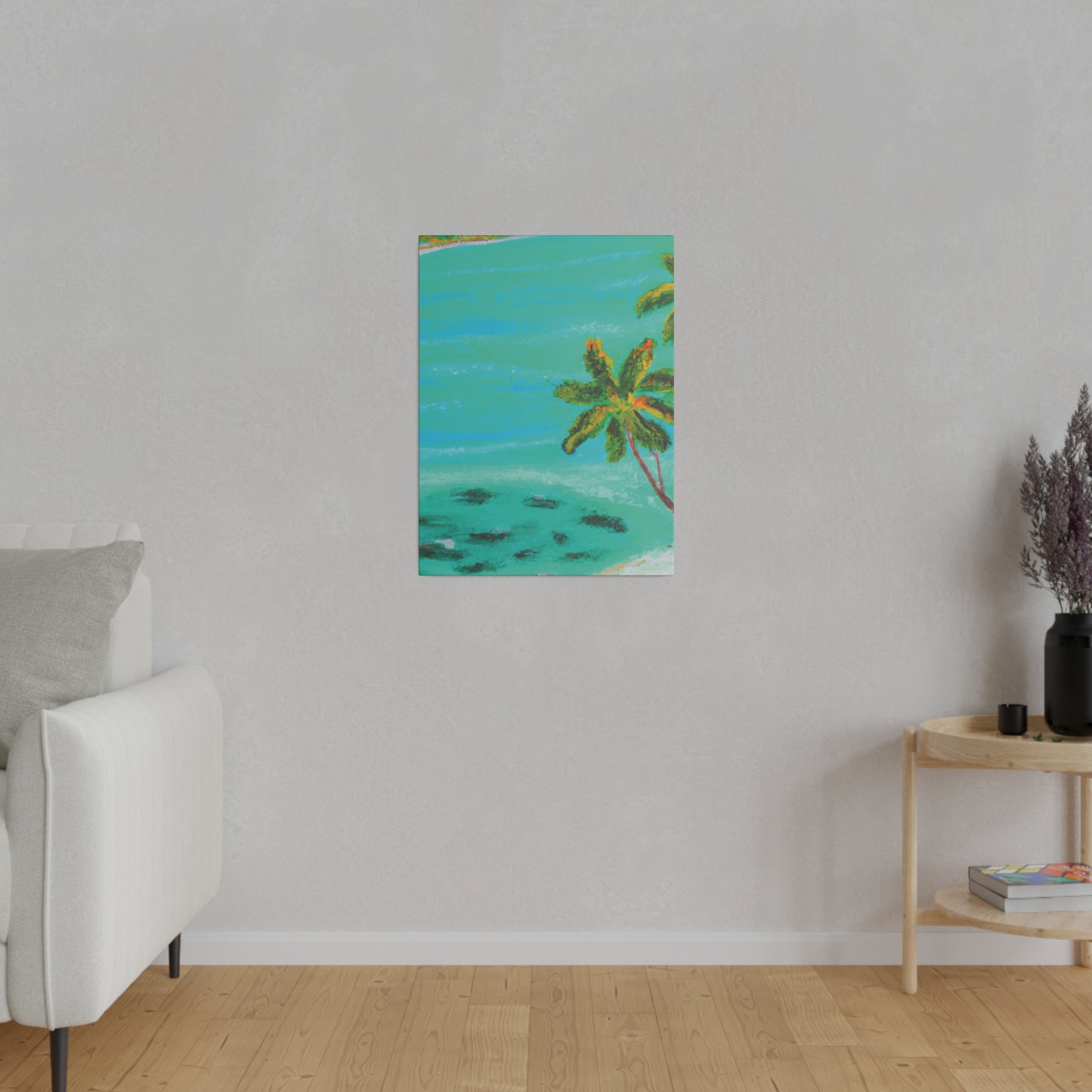 1417P - Bahamas Ocean Painting Print | Bahamas | Ocean | Beach | Poster | Home Decor | Wall Art | Canvas