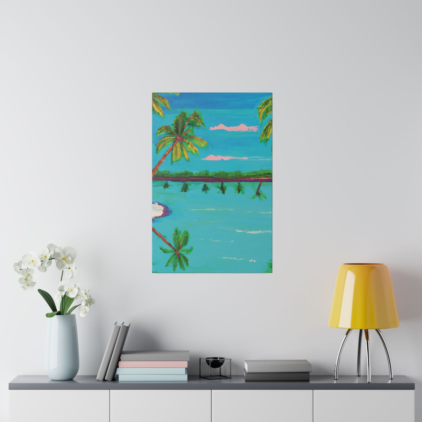 3739G - Bahamas Ocean Painting Print | Bahamas | Ocean | Beach | Poster | Home Decor | Wall Art | Canvas