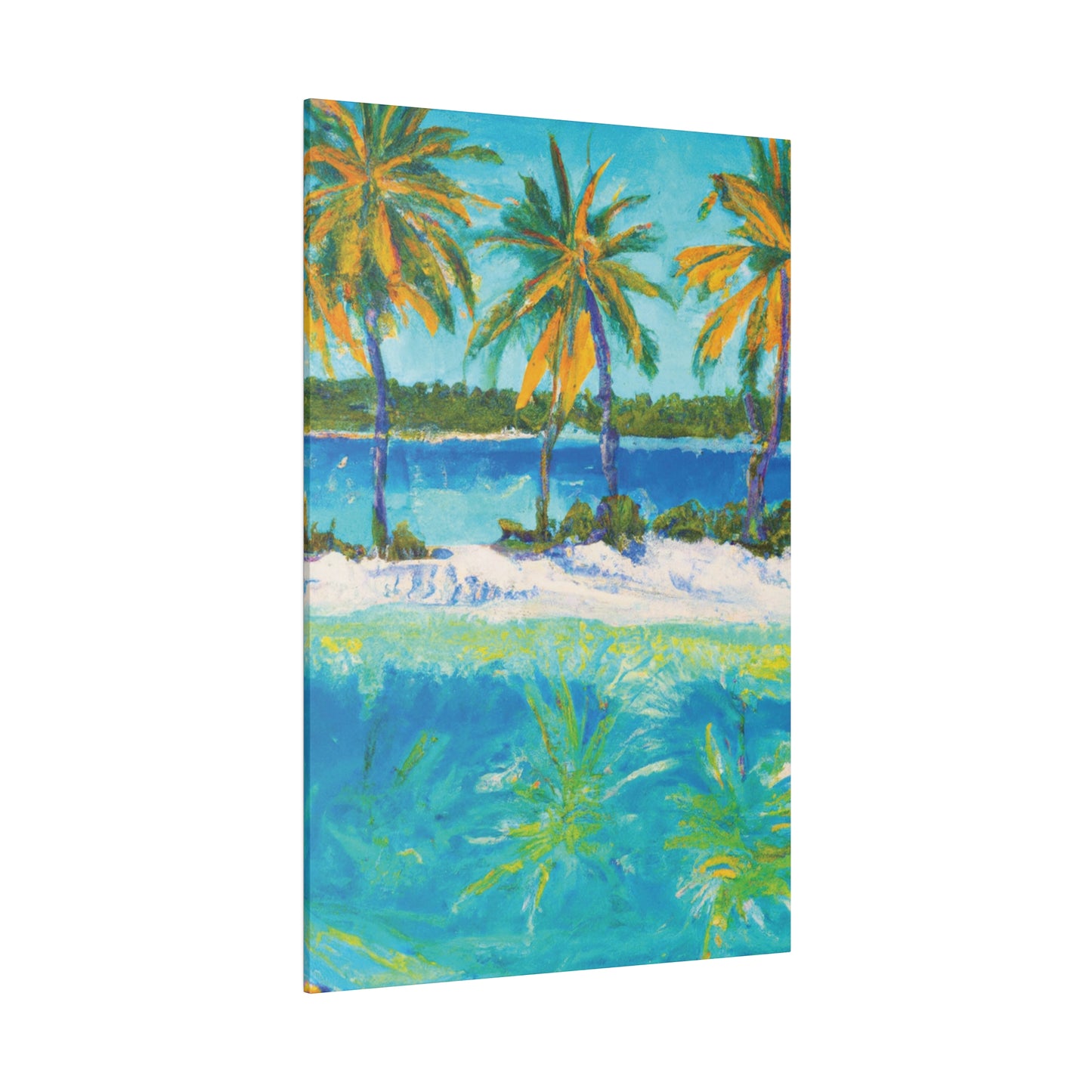 2367X - Bahamas Ocean Painting Print | Bahamas | Ocean | Beach | Poster | Home Decor | Wall Art | Canvas