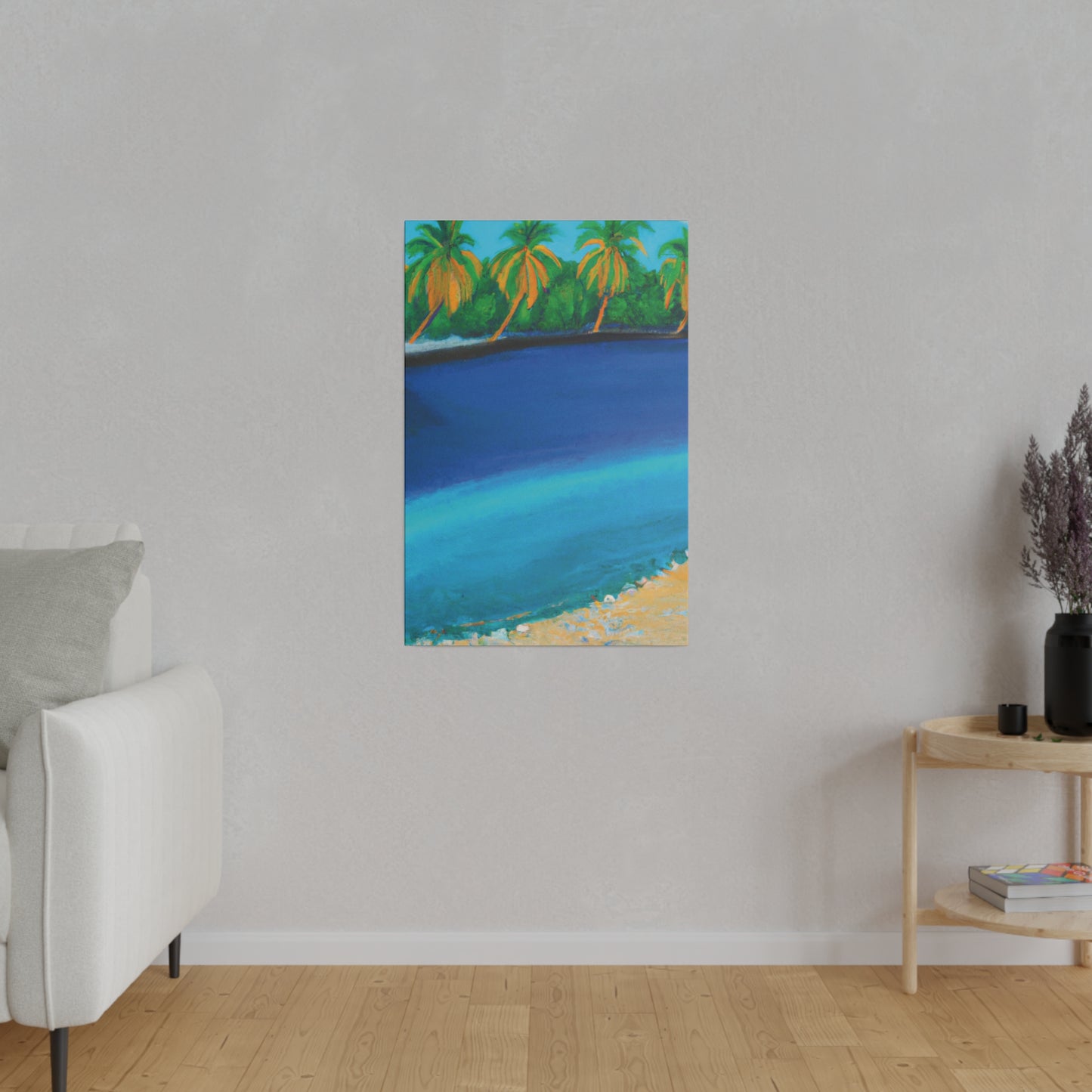 4195T - Bahamas Ocean Painting Print | Bahamas | Ocean | Beach | Poster | Home Decor | Wall Art | Canvas