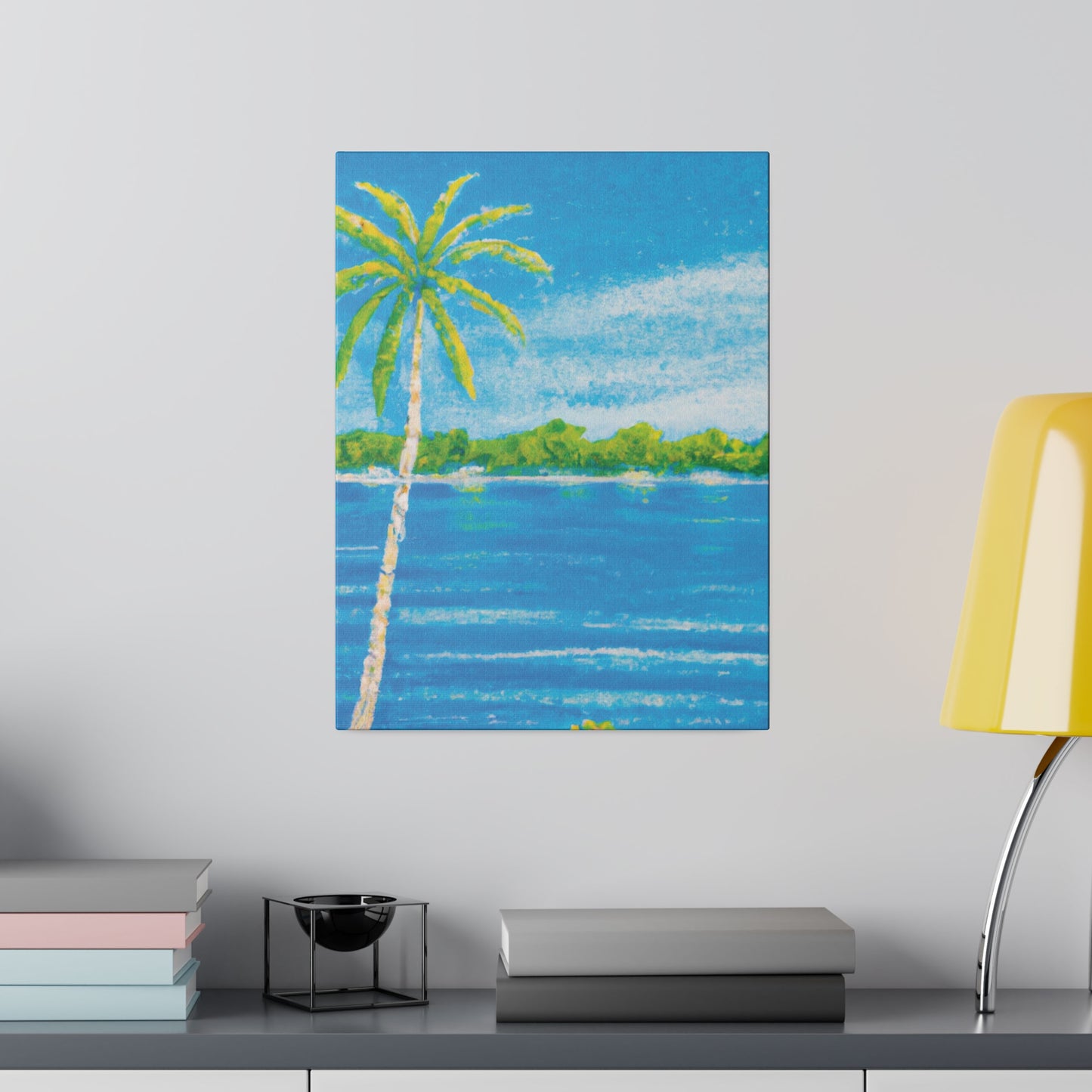 9803Q - Bahamas Ocean Painting Print | Bahamas | Ocean | Beach | Poster | Home Decor | Wall Art | Canvas