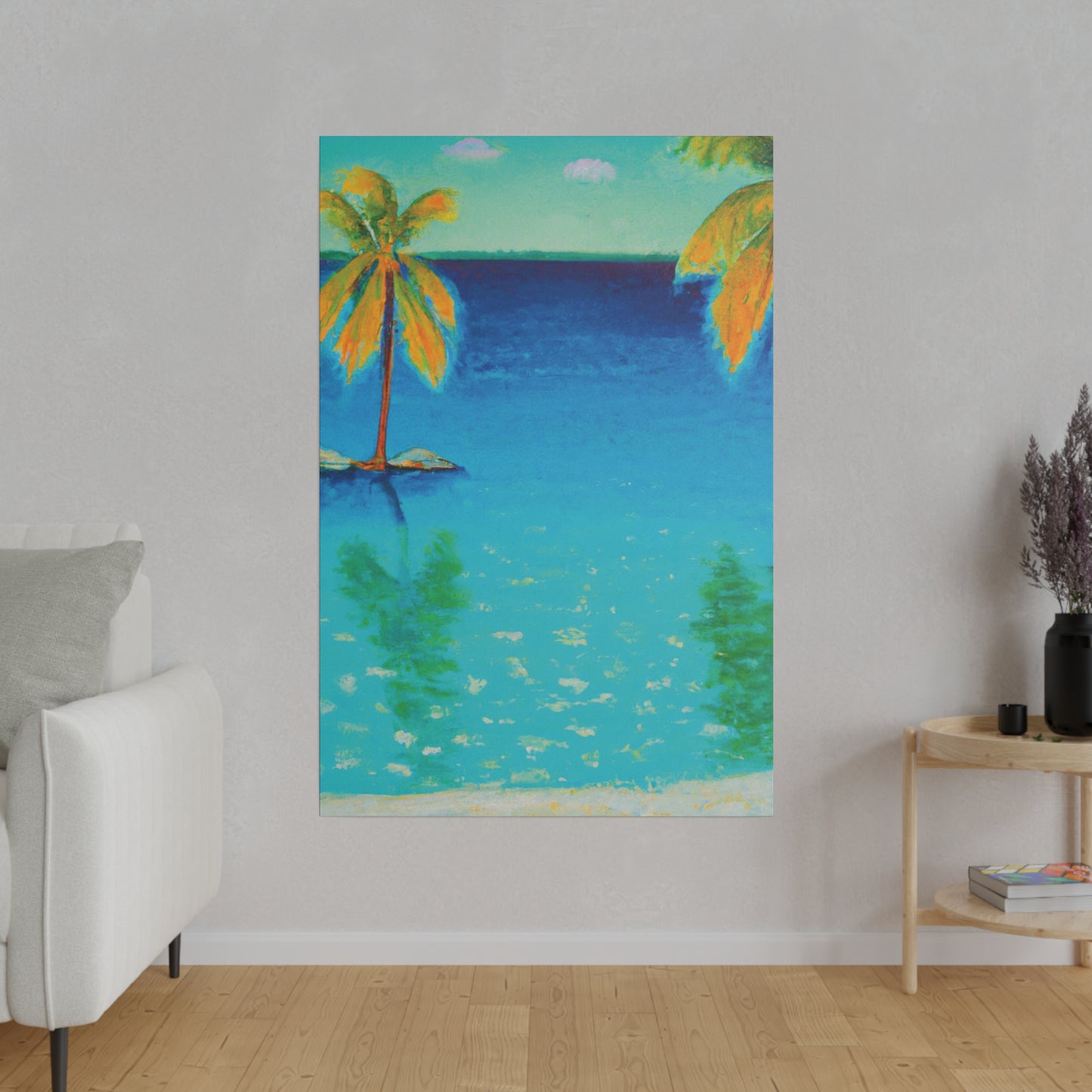 9234A - Bahamas Ocean Painting Print | Bahamas | Ocean | Beach | Poster | Home Decor | Wall Art | Canvas