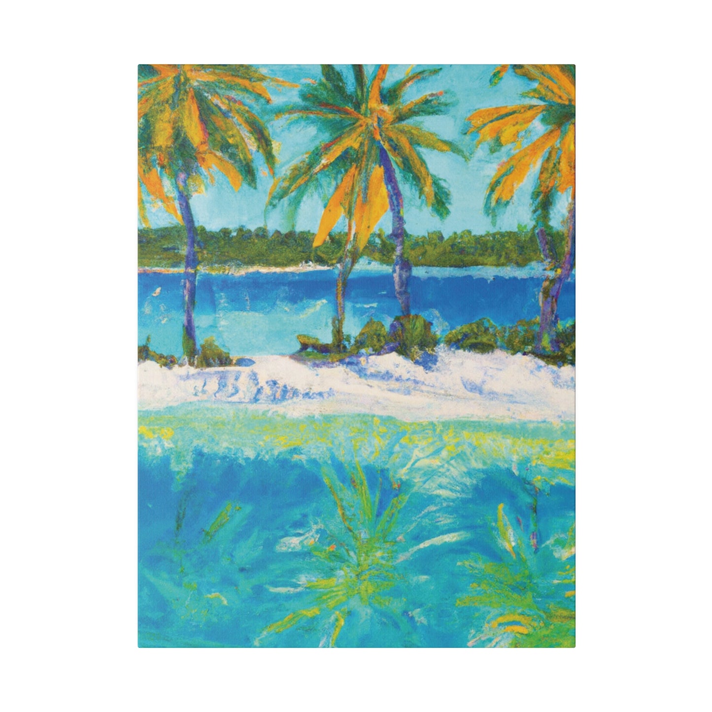 2367X - Bahamas Ocean Painting Print | Bahamas | Ocean | Beach | Poster | Home Decor | Wall Art | Canvas