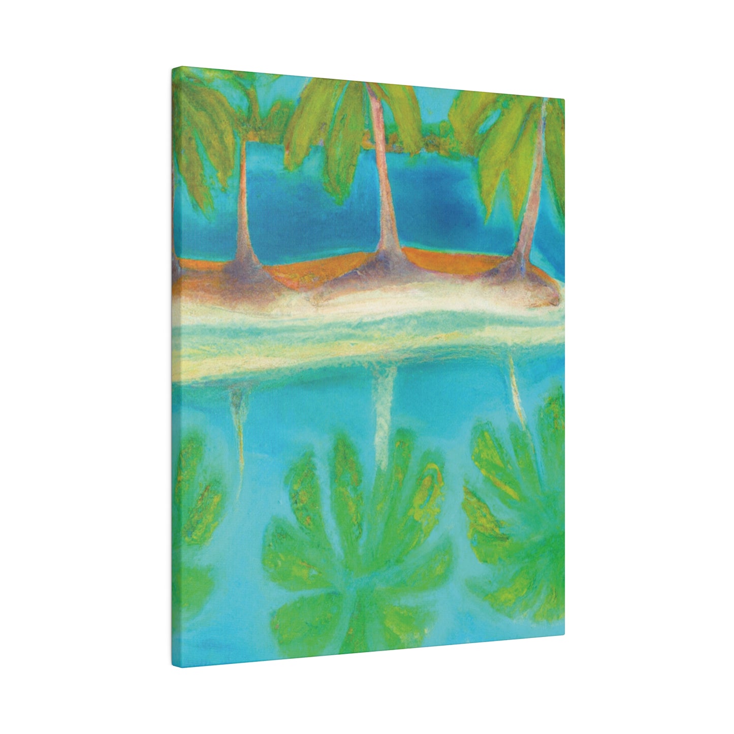 3294K - Bahamas Ocean Painting Print | Bahamas | Ocean | Beach | Poster | Home Decor | Wall Art | Canvas
