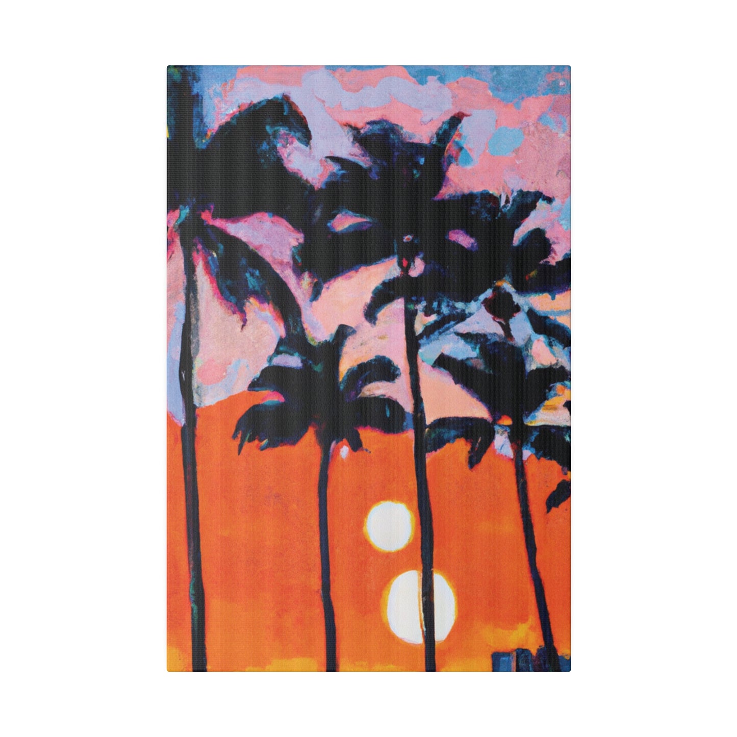 5347Z - Miami Beach Sunset Painting Print | Miami | Beach | Sunset | Poster | Home Decor | Wall Art | Canvas