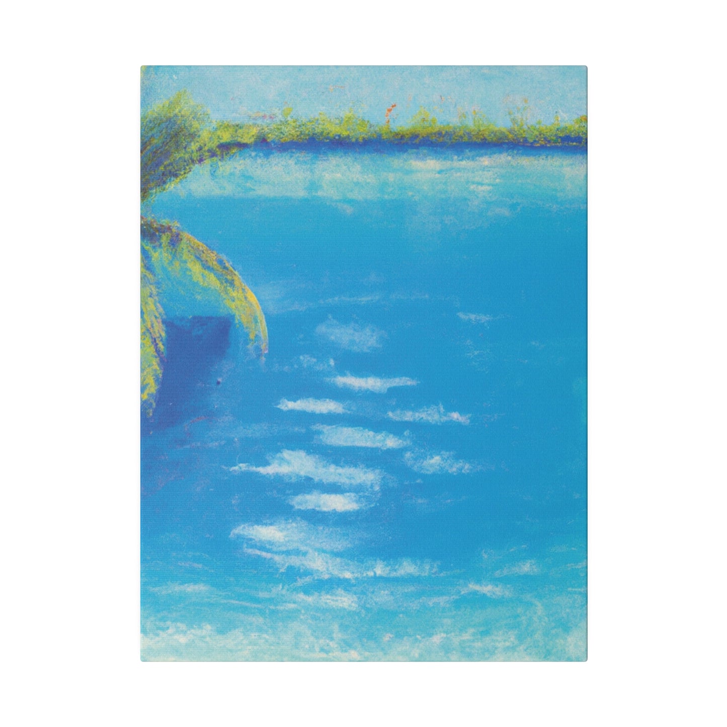 9819K - Bahamas Ocean Painting Print | Bahamas | Ocean | Beach | Poster | Home Decor | Wall Art | Canvas