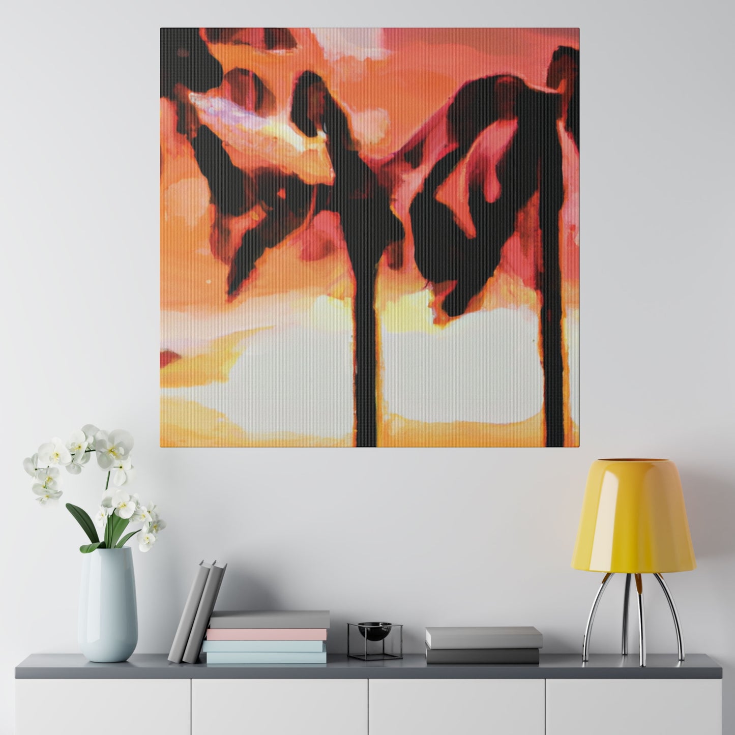 6372O - Miami Beach Sunset Painting Print | Miami | Beach | Sunset | Poster | Home Decor | Wall Art | Canvas