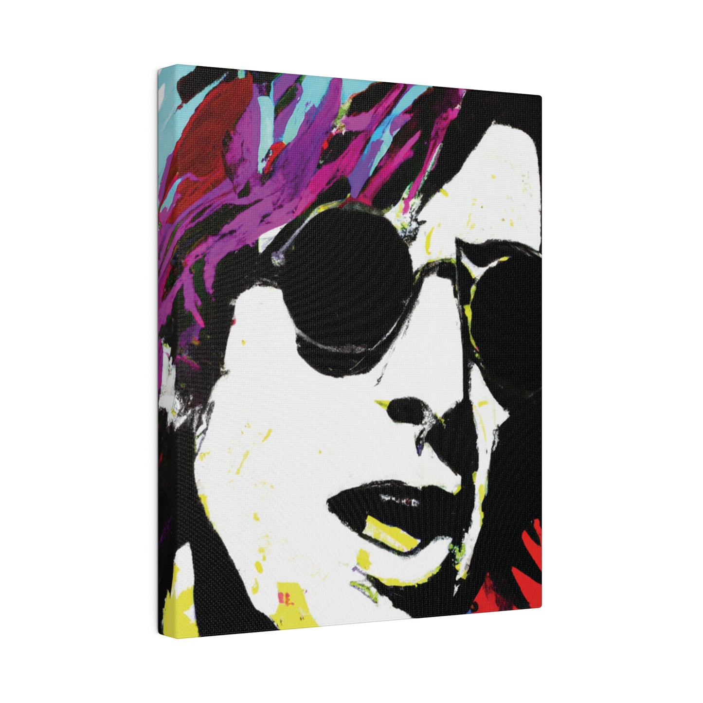9436F - Rockstar Painting Print | Face | Abstract | Poster | Home Decor | Wall Art | Music Art | Canvas
