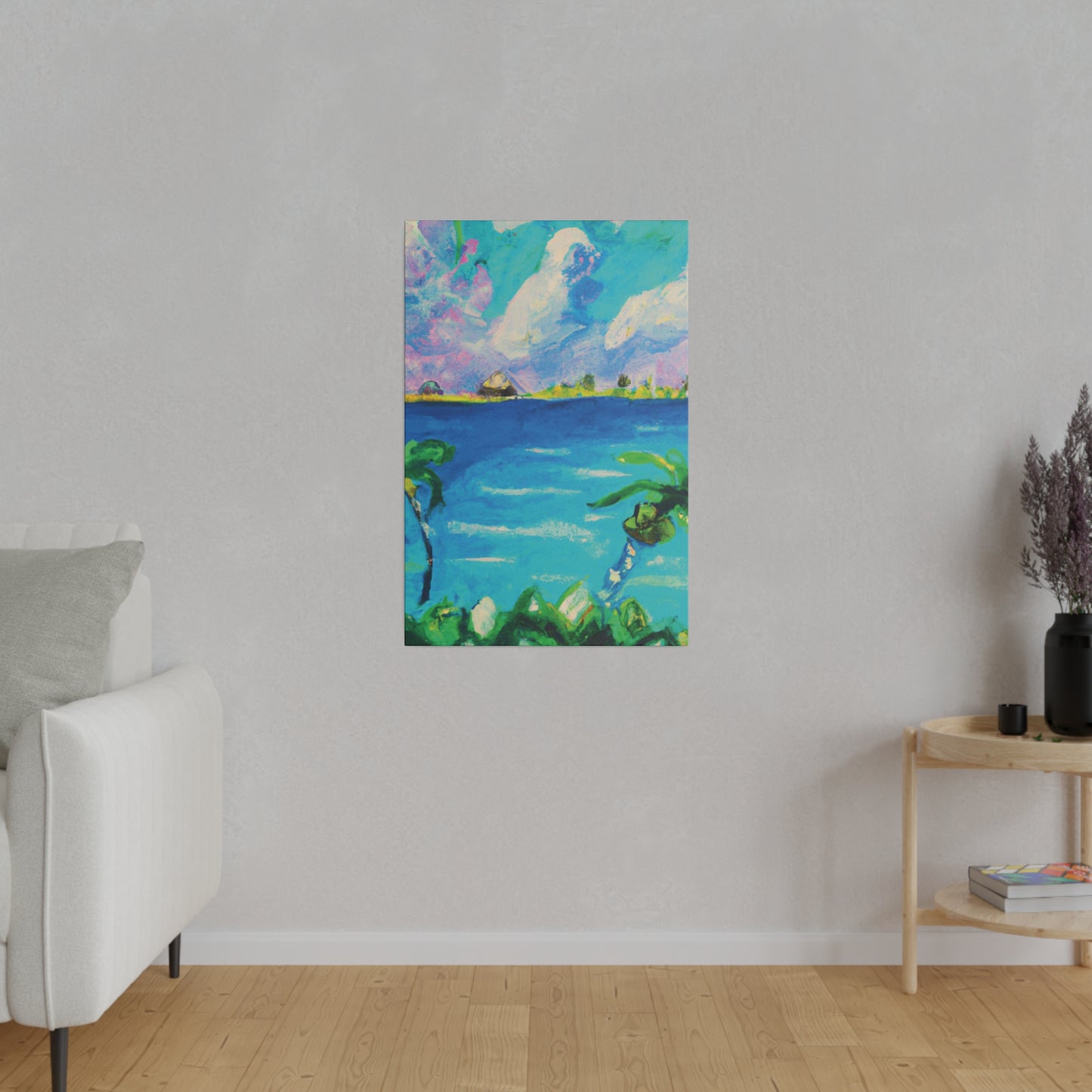 5634K - Bahamas Ocean Painting Print | Bahamas | Ocean | Beach | Poster | Home Decor | Wall Art | Canvas