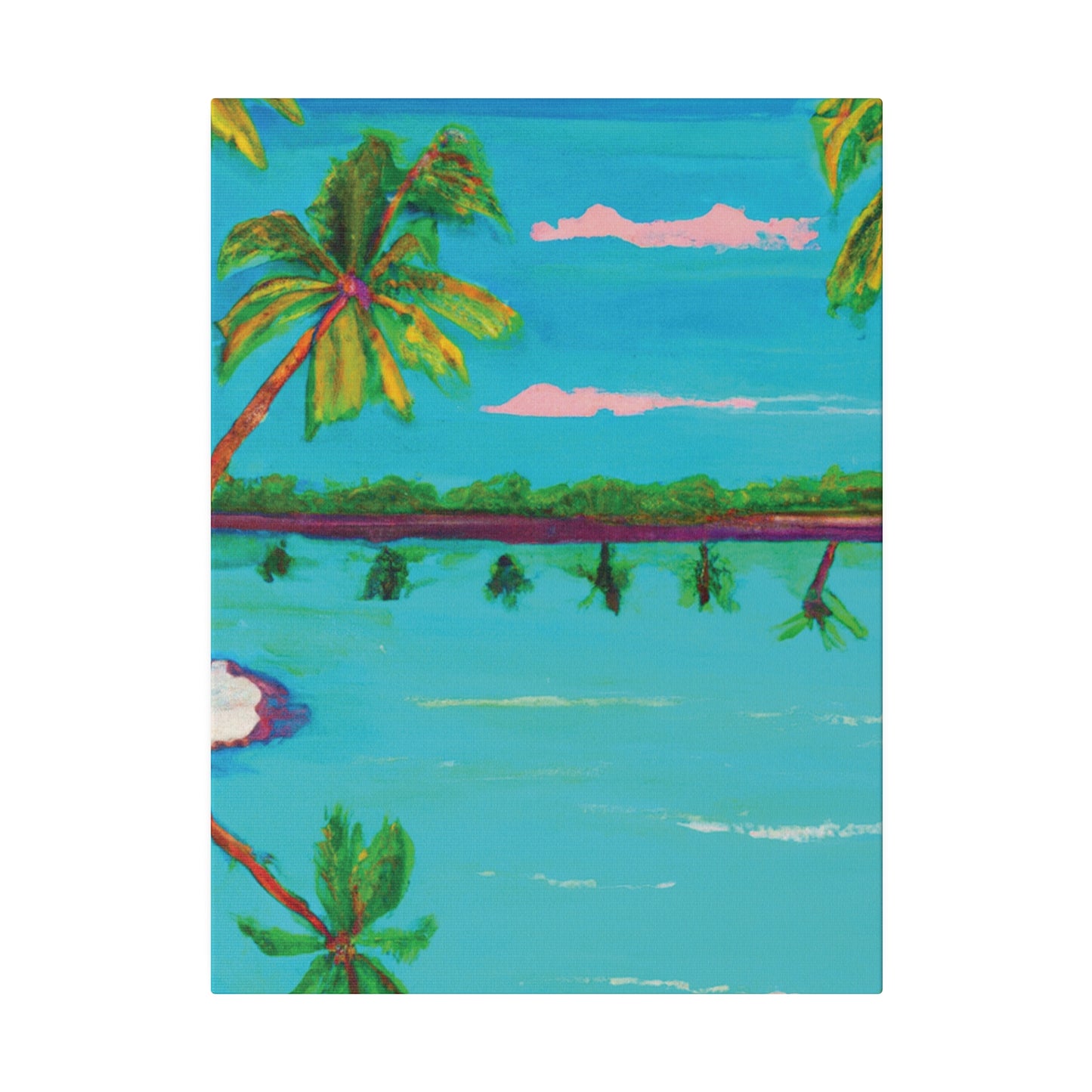 3739G - Bahamas Ocean Painting Print | Bahamas | Ocean | Beach | Poster | Home Decor | Wall Art | Canvas