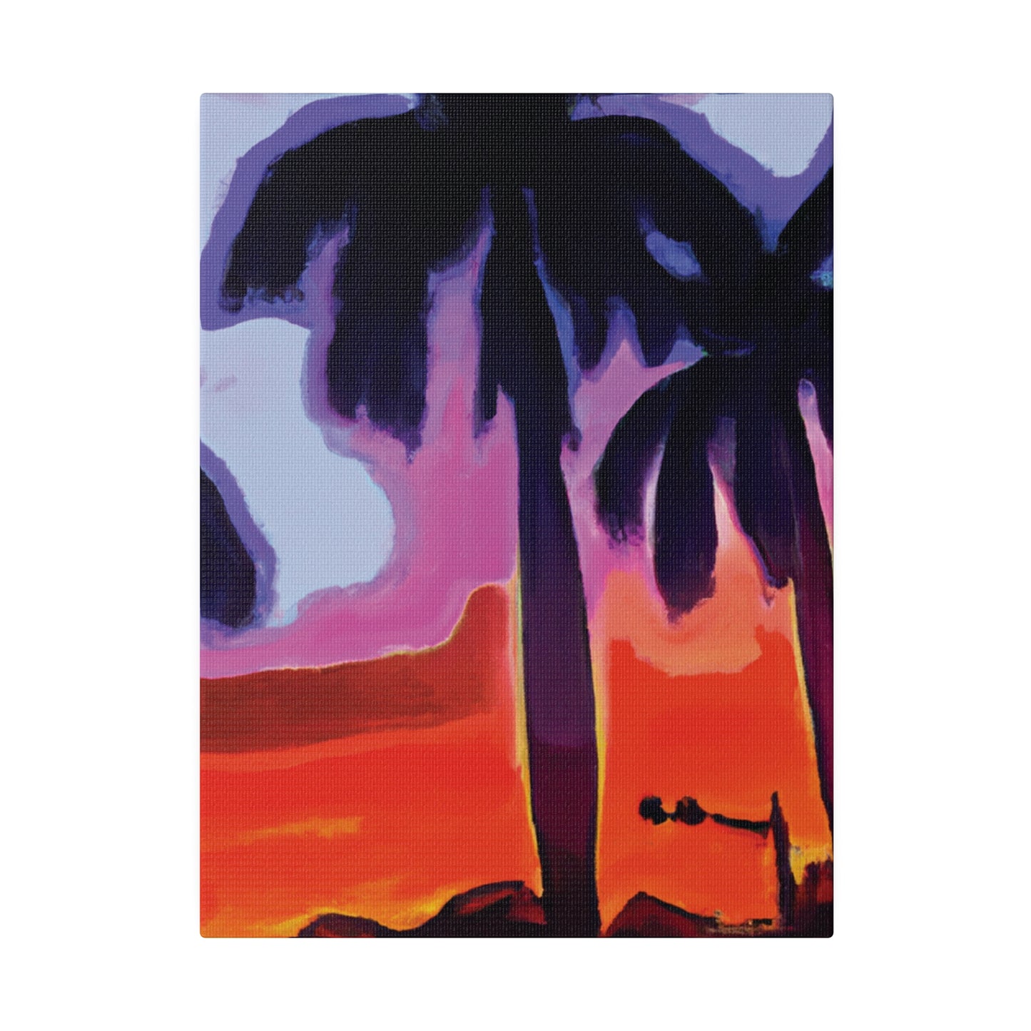 8187A - Miami Beach Sunset Painting Print | Miami | Beach | Sunset | Poster | Home Decor | Wall Art | Canvas