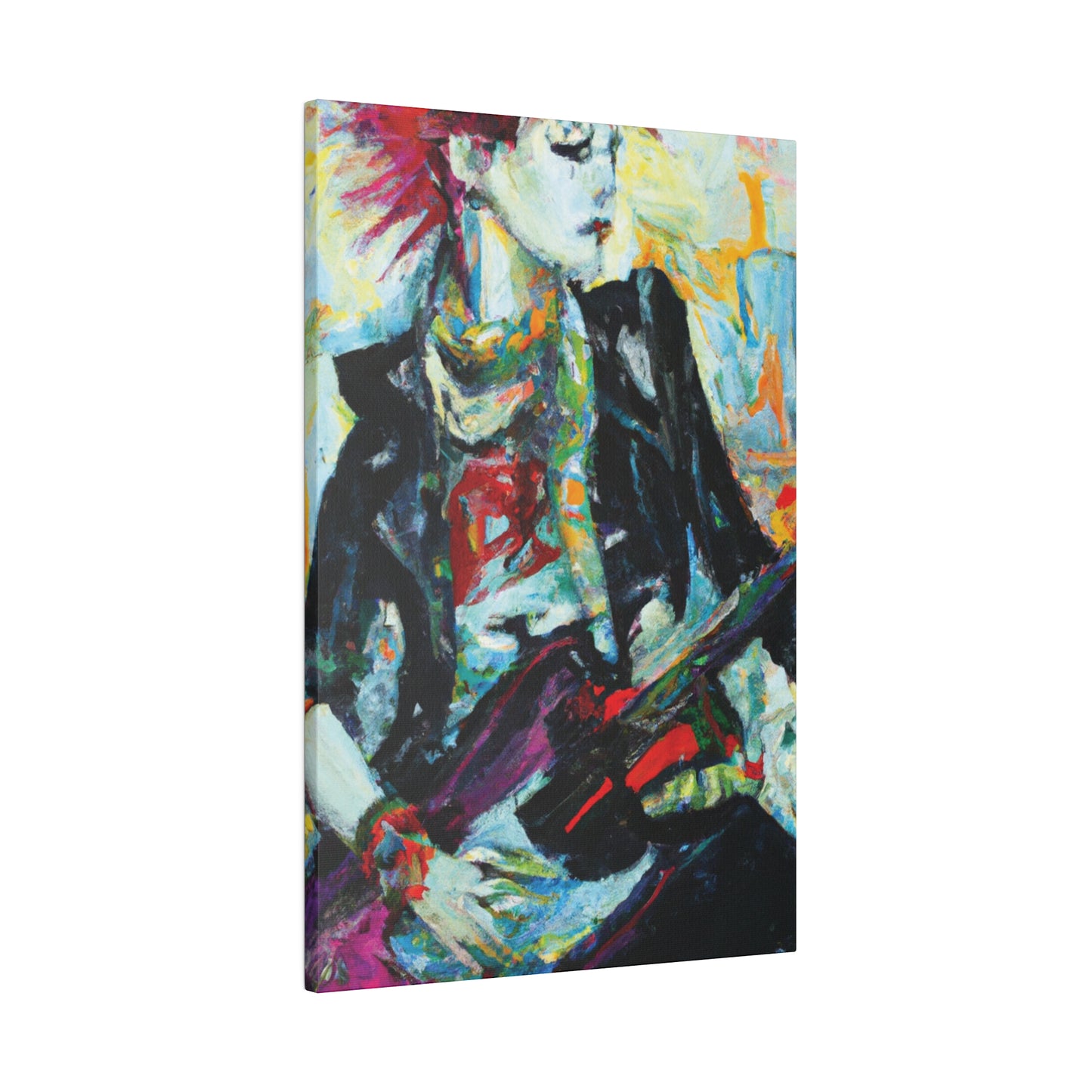 8915H - Rockstar Oil Painting Style Print | Poster | Home Decor | Wall Art | Music Art | Canvas