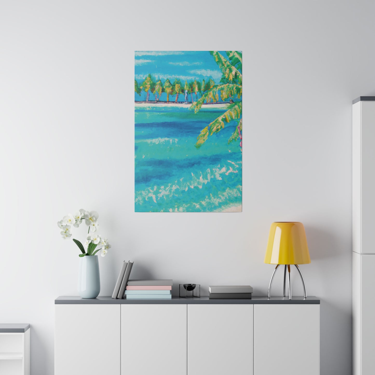 6000X - Bahamas Ocean Painting Print | Bahamas | Ocean | Beach | Poster | Home Decor | Wall Art | Canvas