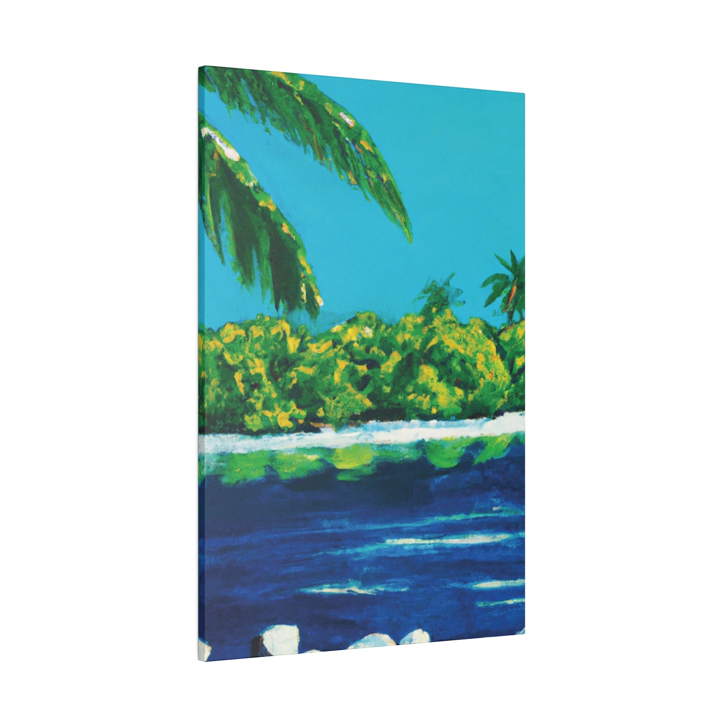 2473X - Bahamas Ocean Painting Print | Bahamas | Ocean | Beach | Poster | Home Decor | Wall Art | Canvas