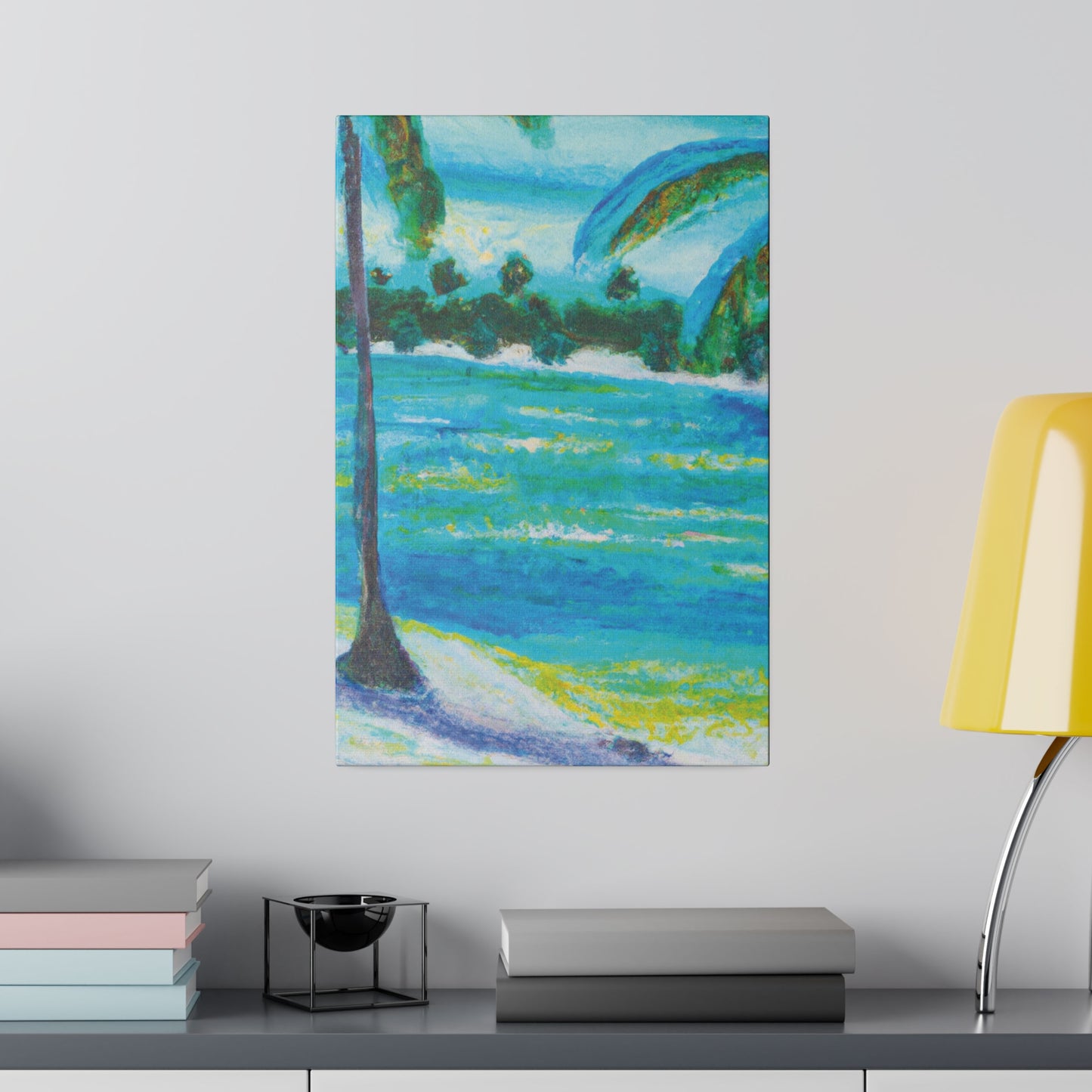 5874R - Bahamas Ocean Painting Print | Bahamas | Ocean | Beach | Poster | Home Decor | Wall Art | Canvas