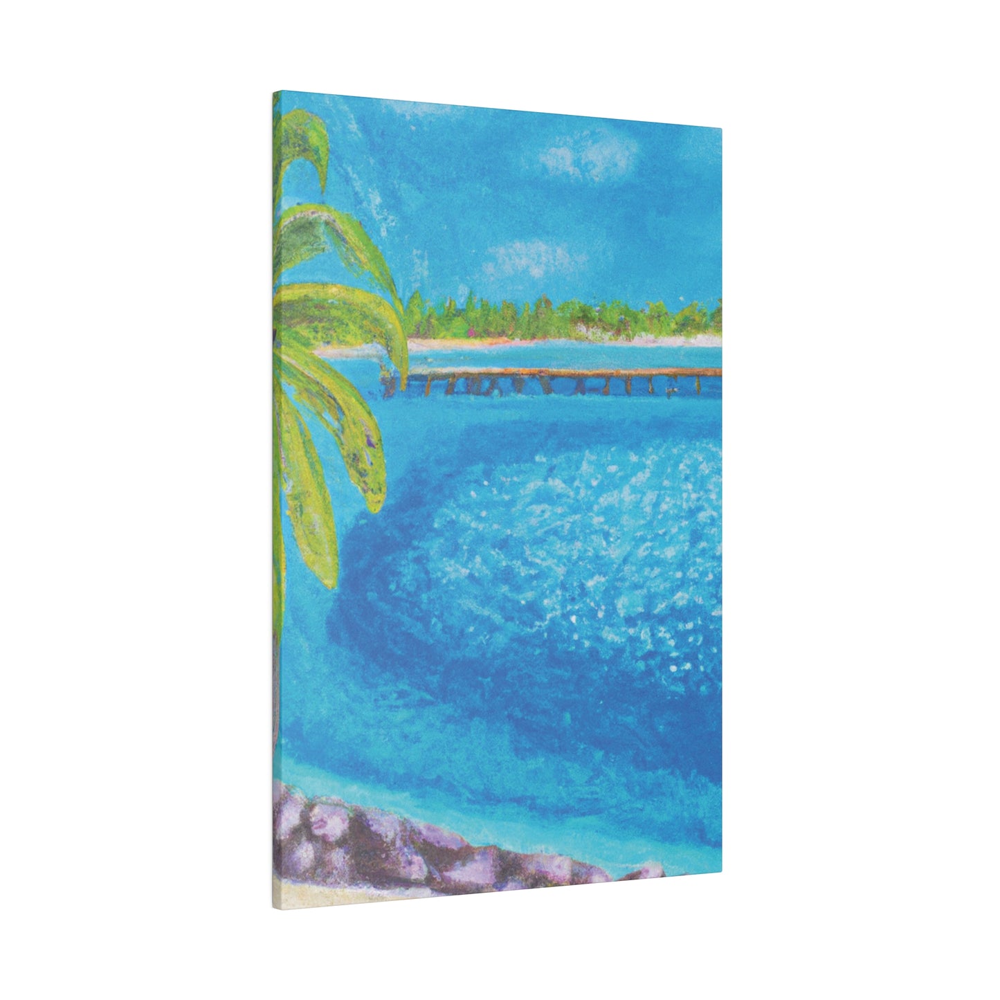 9462U - Bahamas Ocean Painting Print | Bahamas | Ocean | Beach | Poster | Home Decor | Wall Art | Canvas