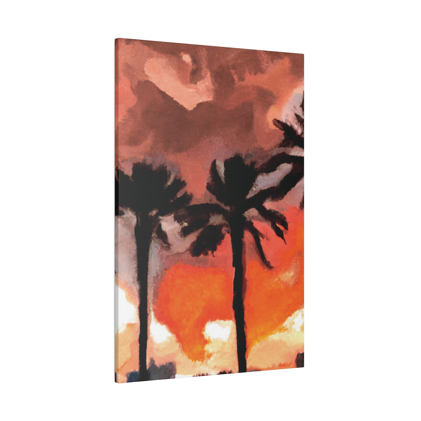 9073X - Miami Beach Sunset Painting Print | Miami | Beach | Sunset | Poster | Home Decor | Wall Art | Canvas