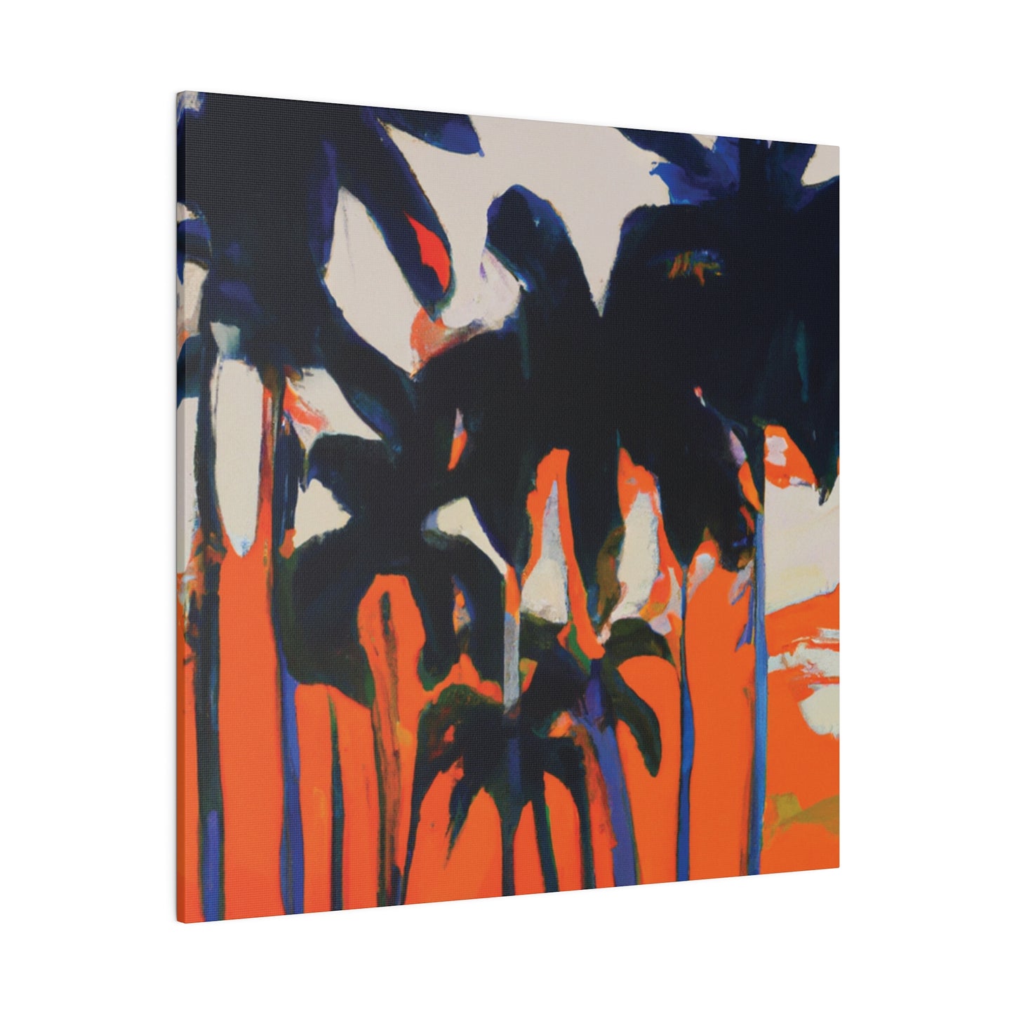 7345M - Miami Beach Sunset Painting Print | Miami | Beach | Sunset | Poster | Home Decor | Wall Art | Canvas