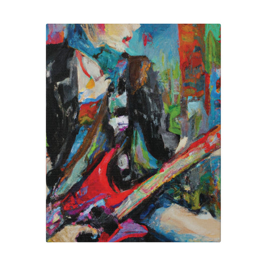 9327D - Rockstar Oil Painting Style Print | Poster | Home Decor | Wall Art | Music Art | Canvas