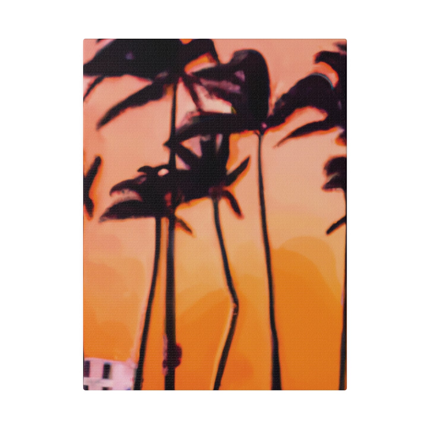 9837K - Miami Beach Sunset Painting Print | Miami | Beach | Sunset | Poster | Home Decor | Wall Art | Canvas