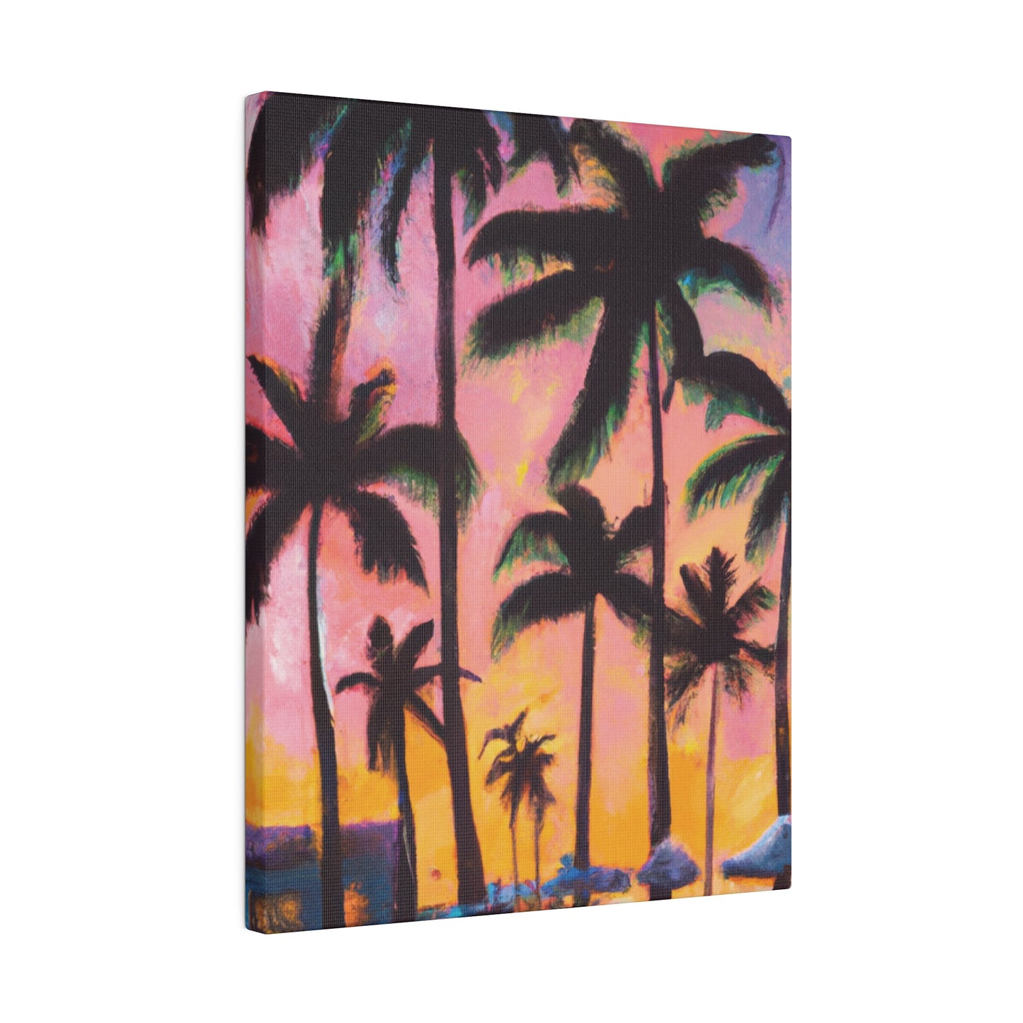 7524X - Miami Beach Sunset Painting Print | Miami | Beach | Sunset | Poster | Home Decor | Wall Art | Canvas