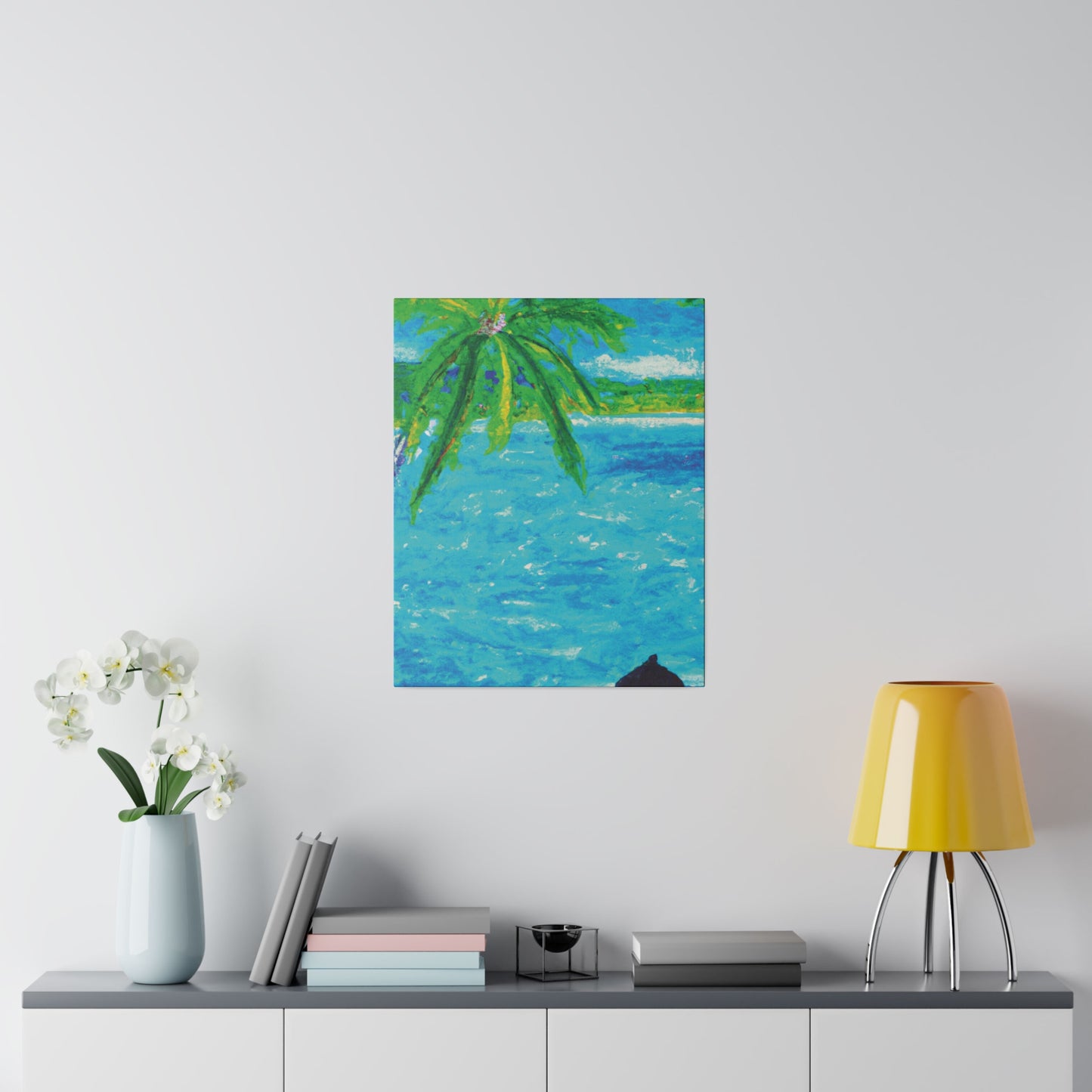 7355H - Bahamas Ocean Painting Print | Bahamas | Ocean | Beach | Poster | Home Decor | Wall Art | Canvas
