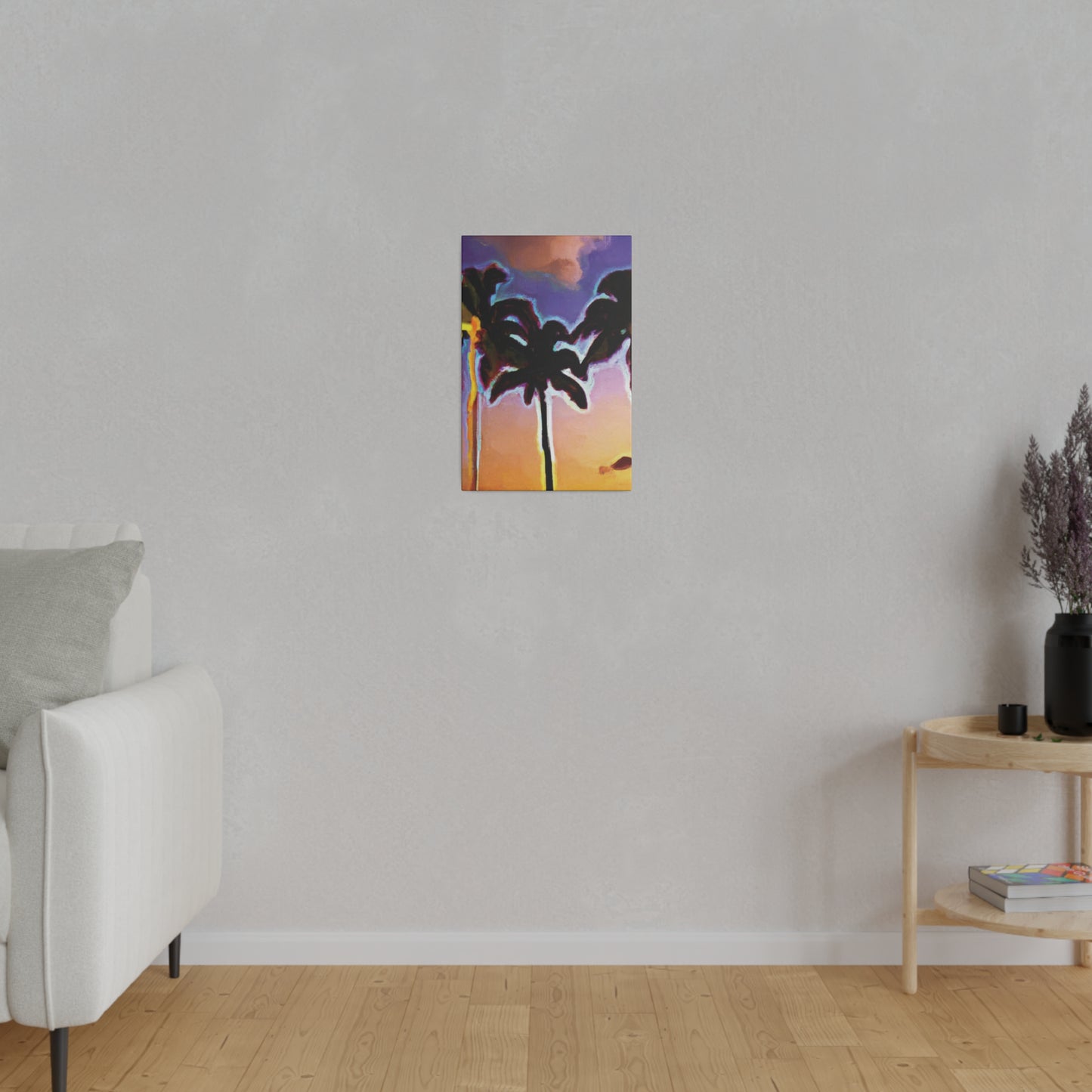 9603V - Miami Beach Sunset Painting Print | Miami | Beach | Sunset | Poster | Home Decor | Wall Art | Canvas