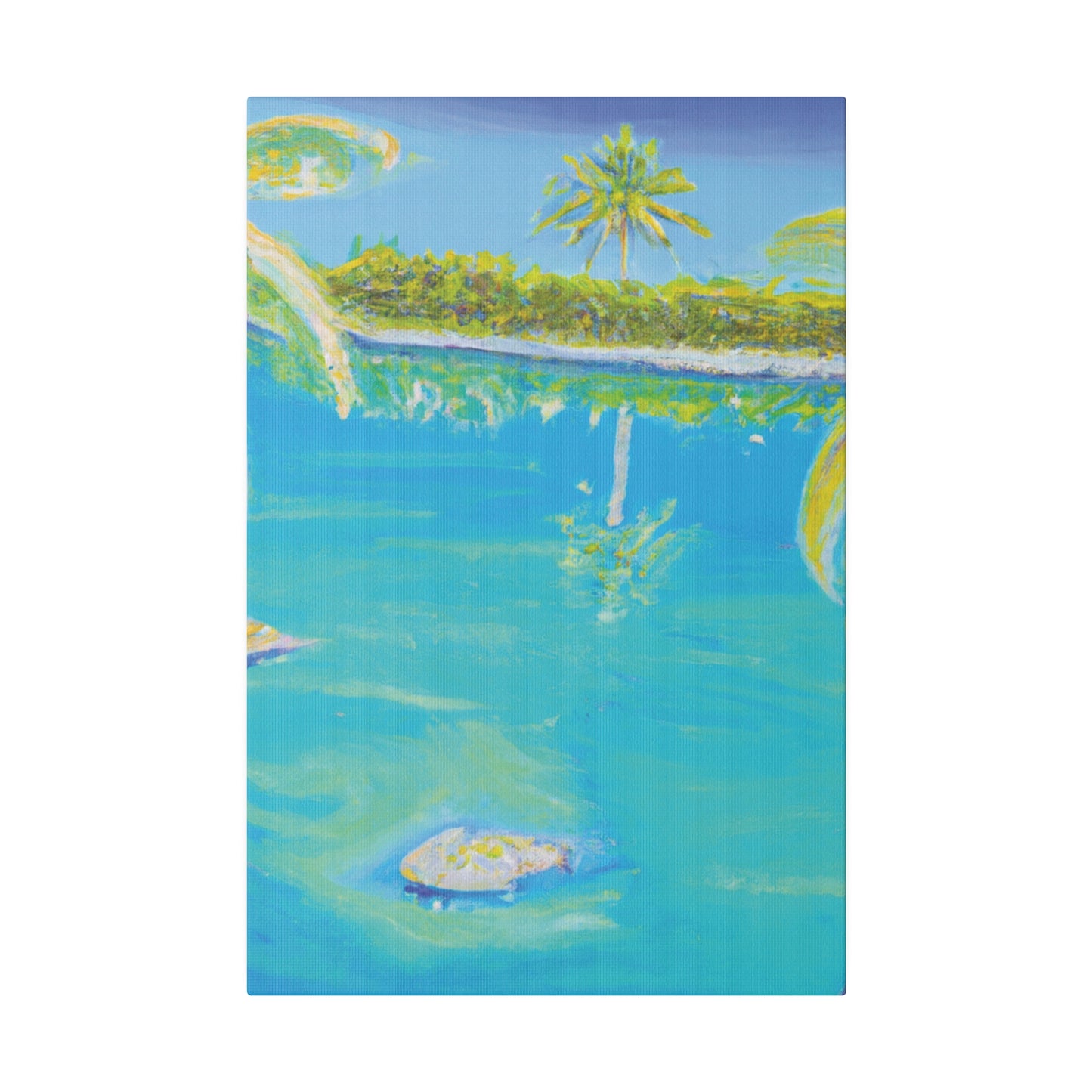 9546V - Bahamas Ocean Painting Print | Bahamas | Ocean | Beach | Poster | Home Decor | Wall Art | Canvas