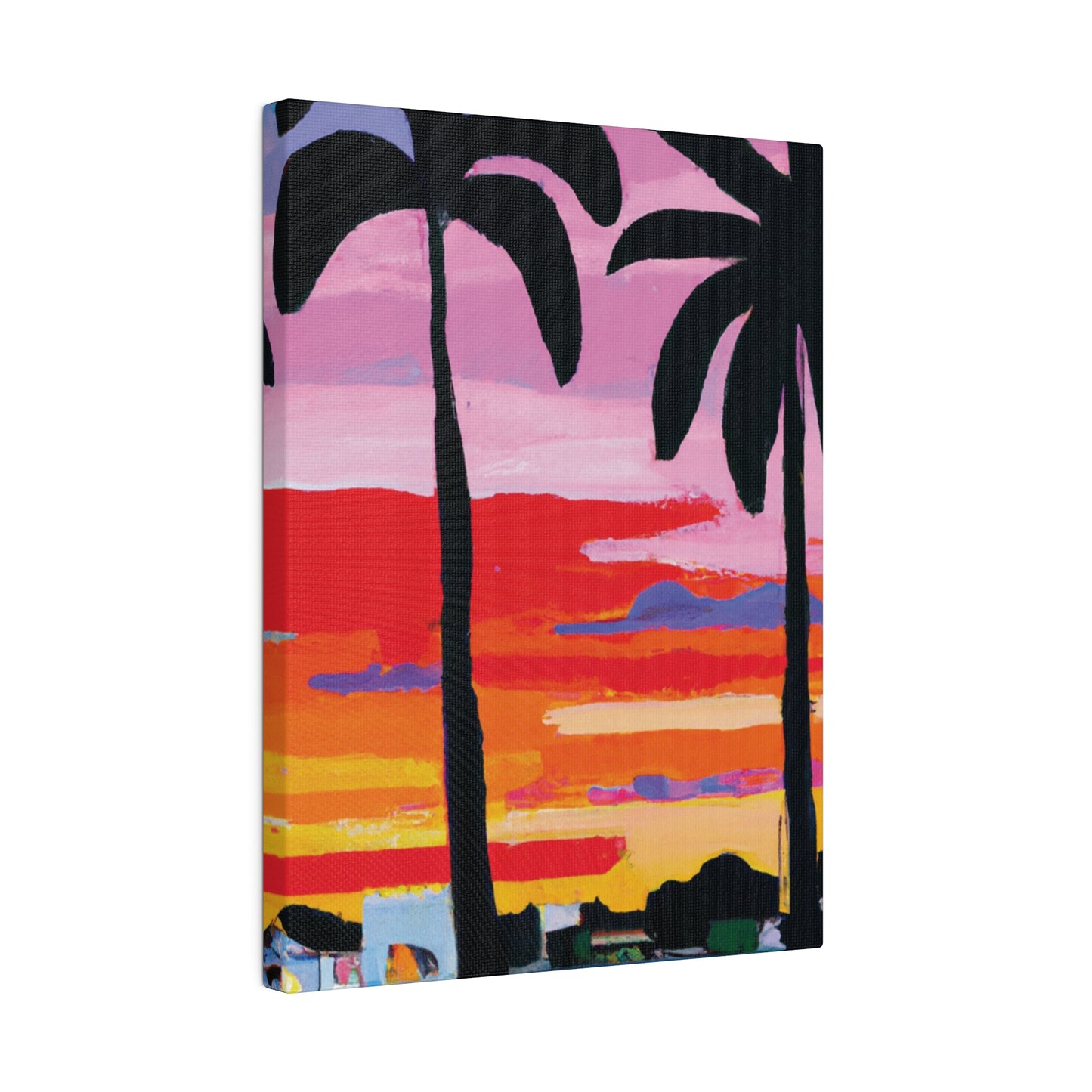 8284X - Miami Beach Sunset Painting Print | Miami | Beach | Sunset | Poster | Home Decor | Wall Art | Canvas