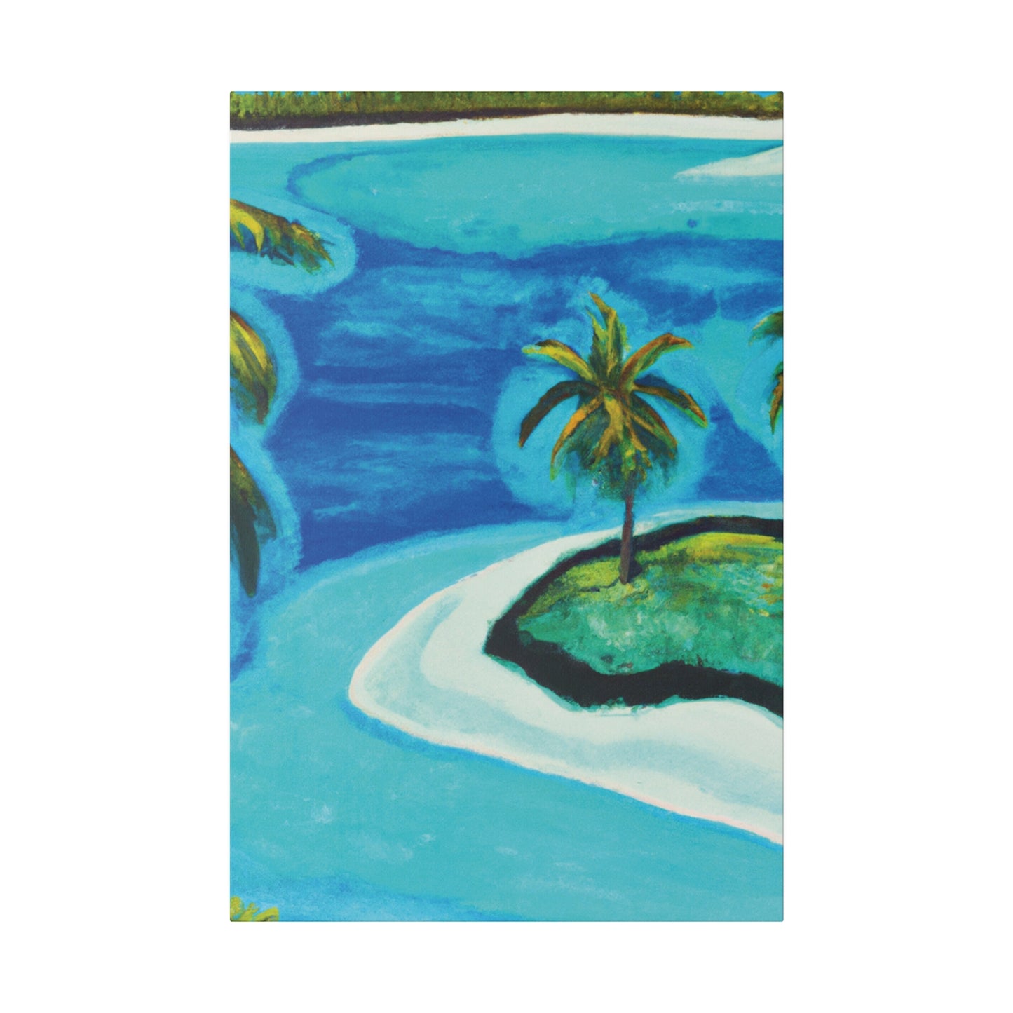 4265U - Bahamas Ocean Painting Print | Bahamas | Ocean | Beach | Poster | Home Decor | Wall Art | Canvas