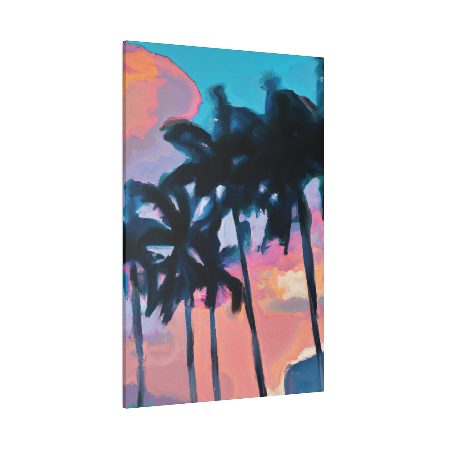 7234X - Miami Beach Sunset Painting Print | Miami | Beach | Sunset | Poster | Home Decor | Wall Art | Canvas