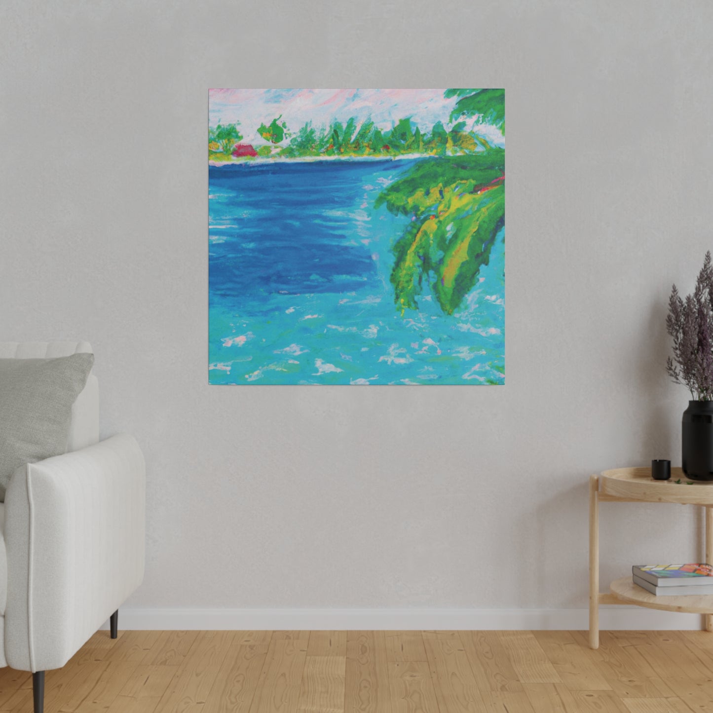 3265X - Bahamas Ocean Painting Print | Bahamas | Ocean | Beach | Poster | Home Decor | Wall Art | Canvas