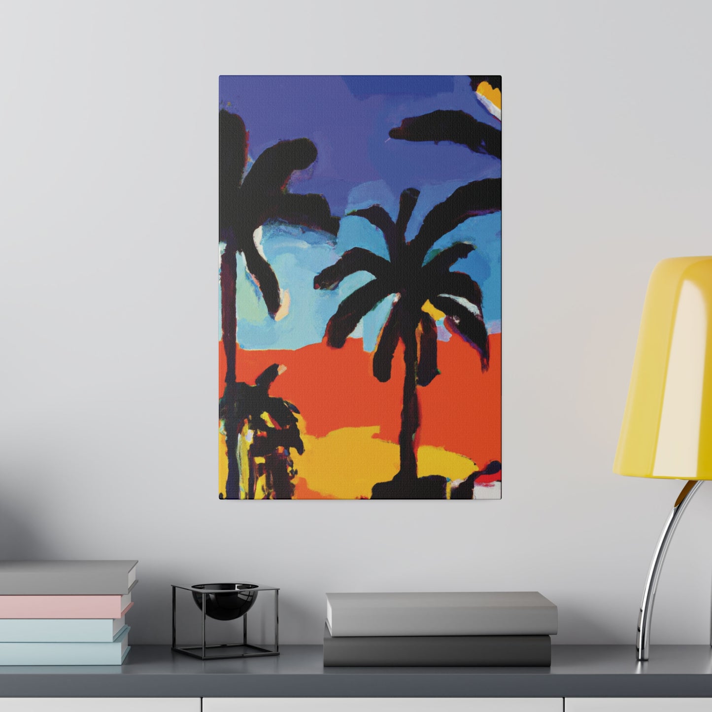 8634T - Miami Beach Sunset Painting Print | Miami | Beach | Sunset | Poster | Home Decor | Wall Art | Canvas