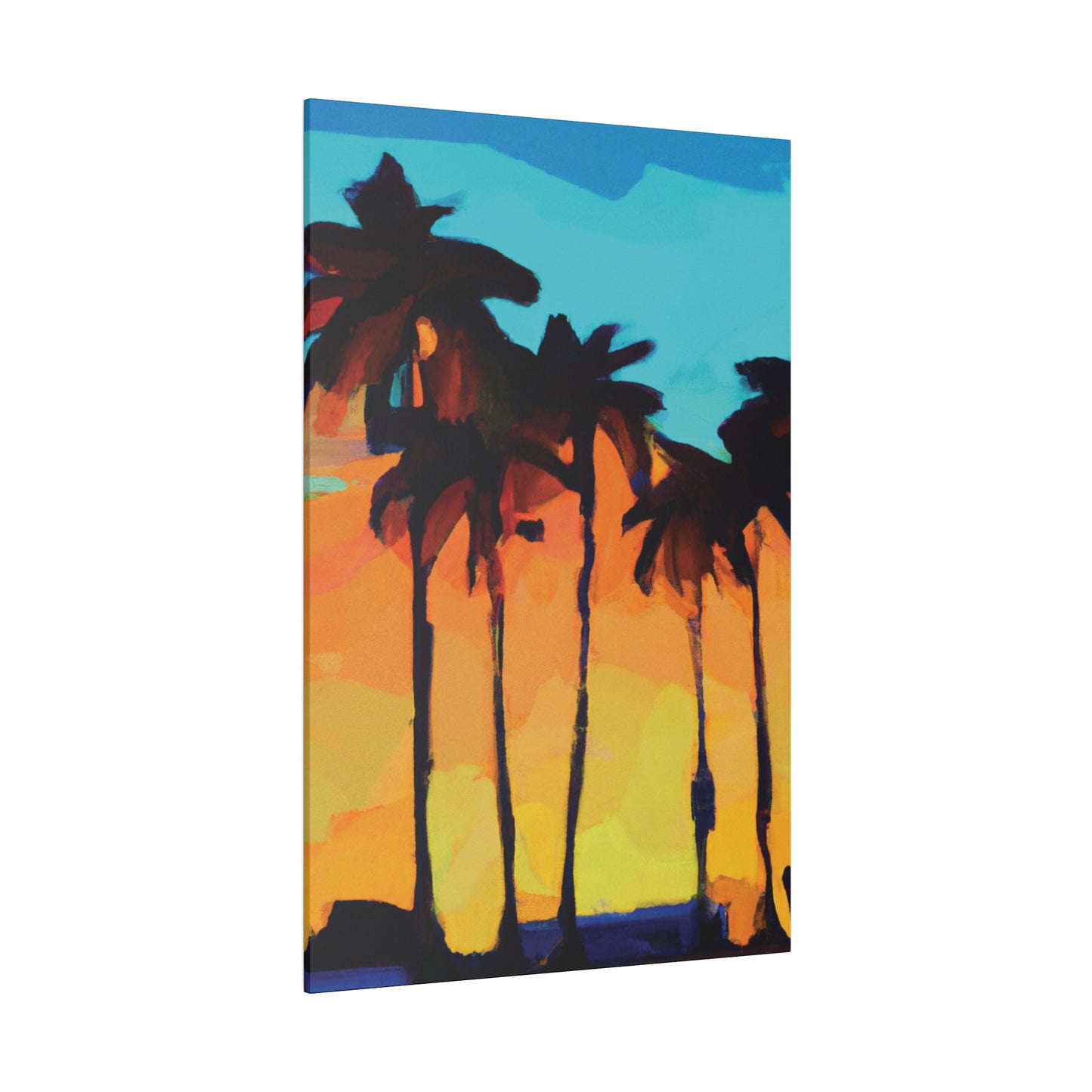 3606O - Miami Beach Sunset Painting Print | Miami | Beach | Sunset | Poster | Home Decor | Wall Art | Canvas