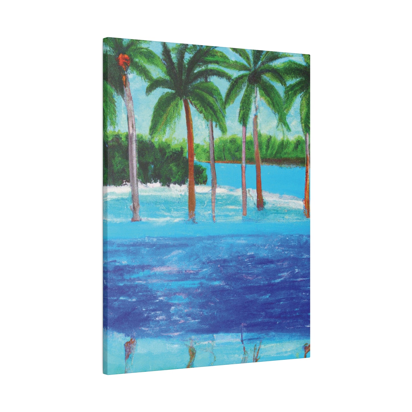 4563X - Bahamas Ocean Painting Print | Bahamas | Ocean | Beach | Poster | Home Decor | Wall Art | Canvas