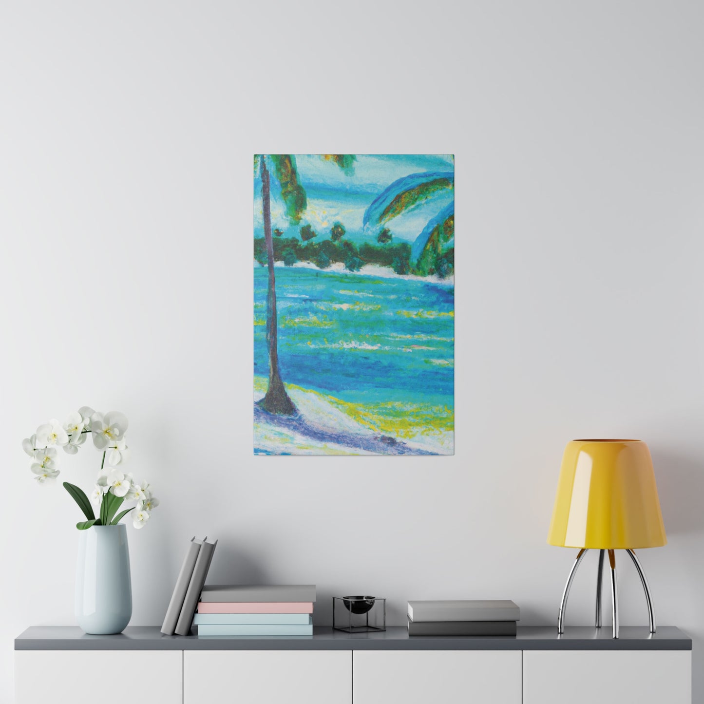 5874R - Bahamas Ocean Painting Print | Bahamas | Ocean | Beach | Poster | Home Decor | Wall Art | Canvas