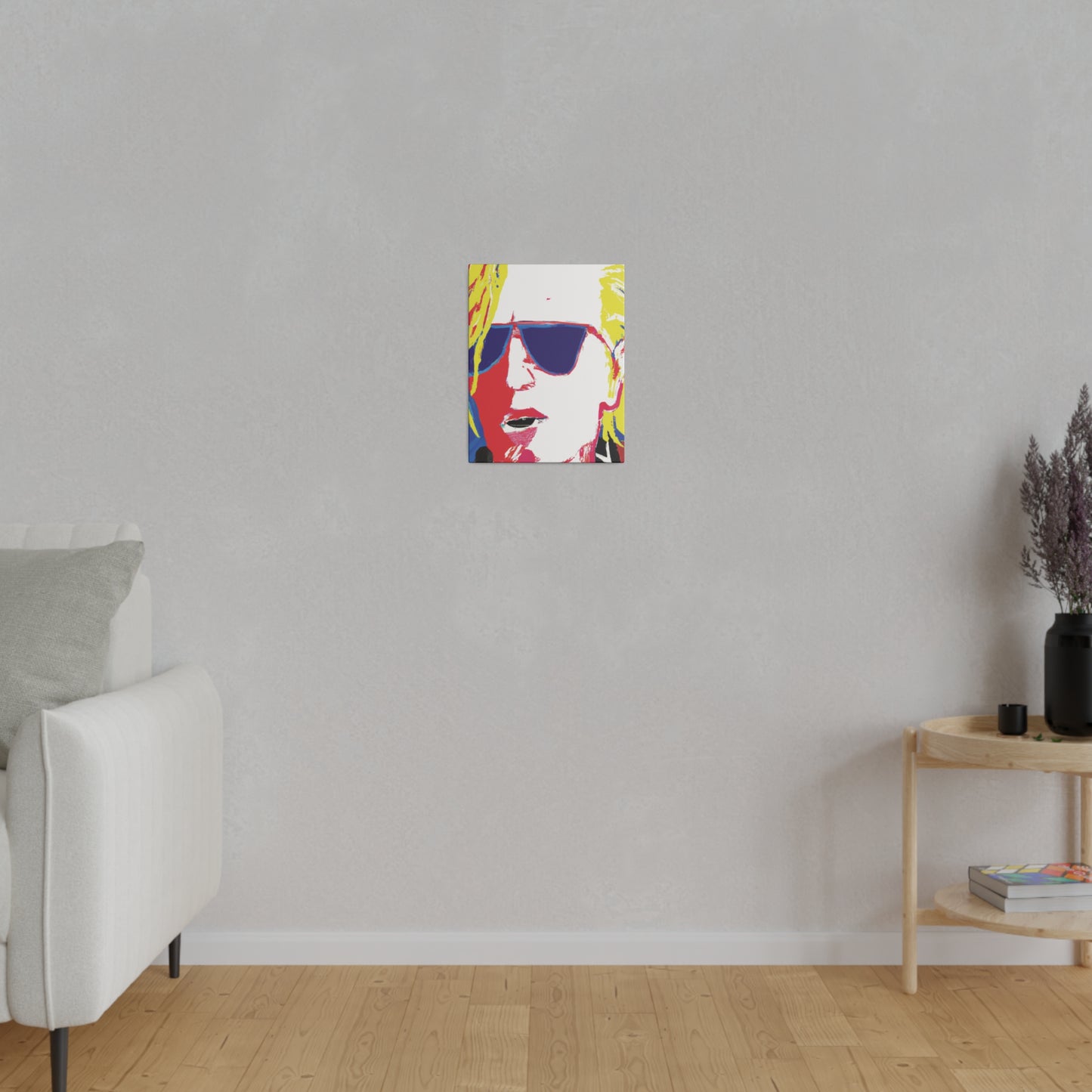 7405Y - Rockstar Painting Print | Face | Abstract | Poster | Home Decor | Wall Art | Music Art | Canvas