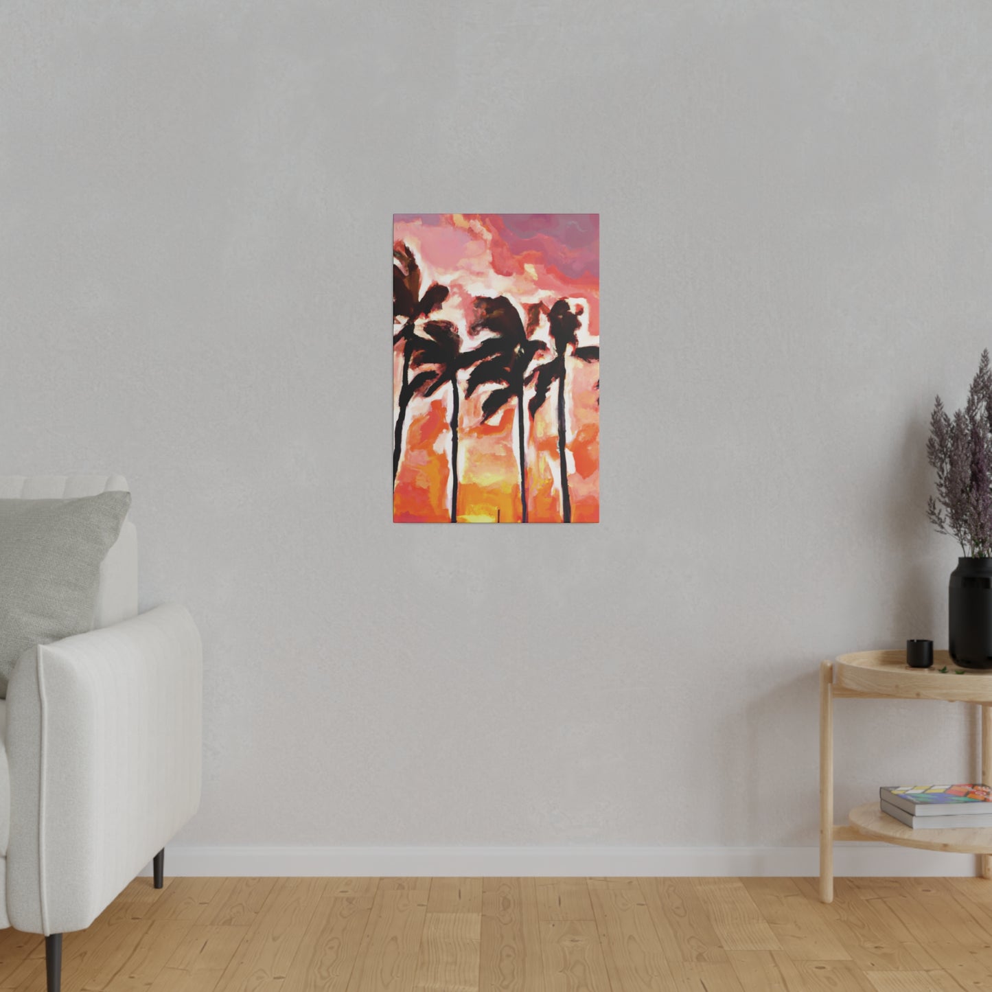 6129V - Miami Beach Sunset Painting Print | Miami | Beach | Sunset | Poster | Home Decor | Wall Art | Canvas