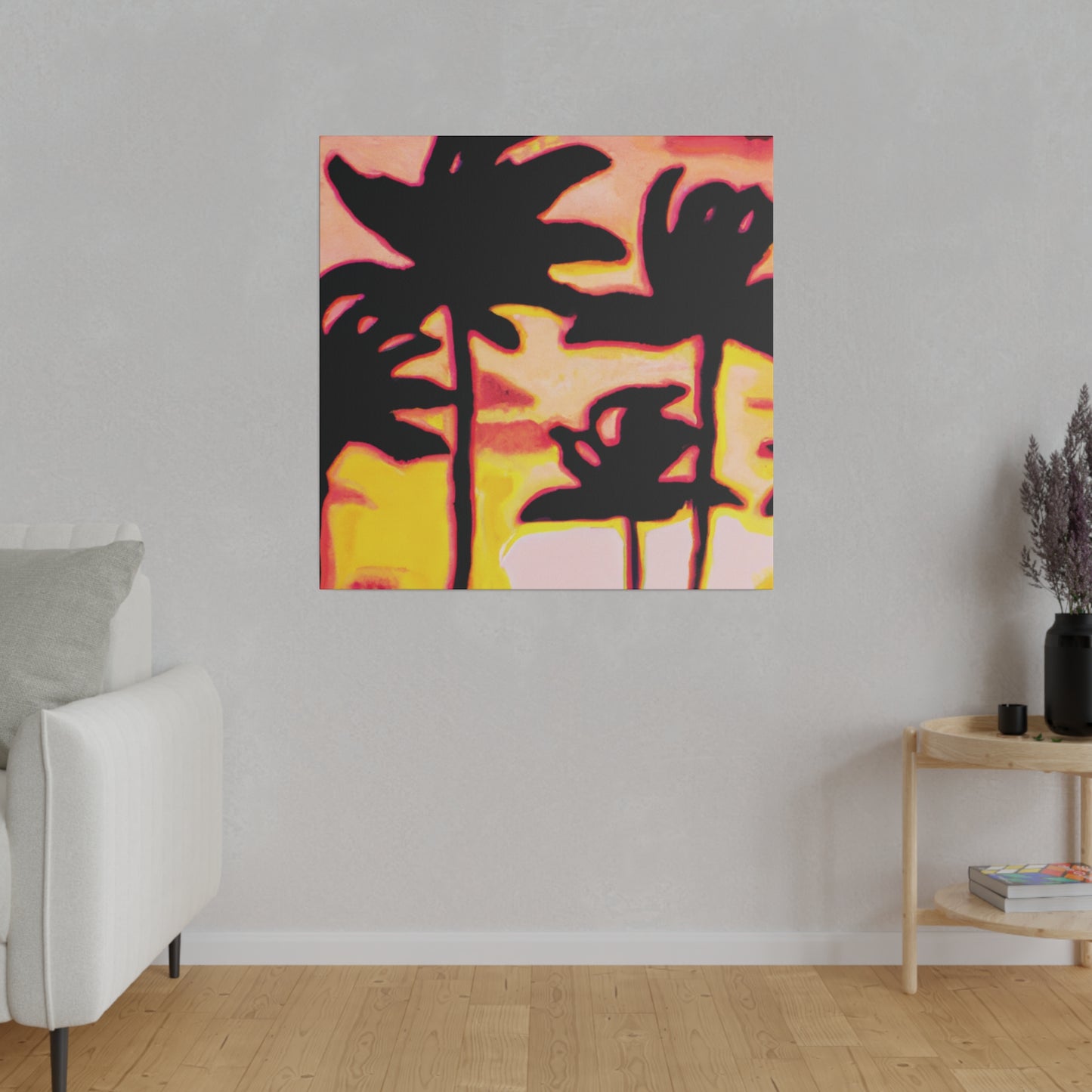 9329P - Miami Beach Sunset Painting Print | Miami | Beach | Sunset | Poster | Home Decor | Wall Art | Canvas