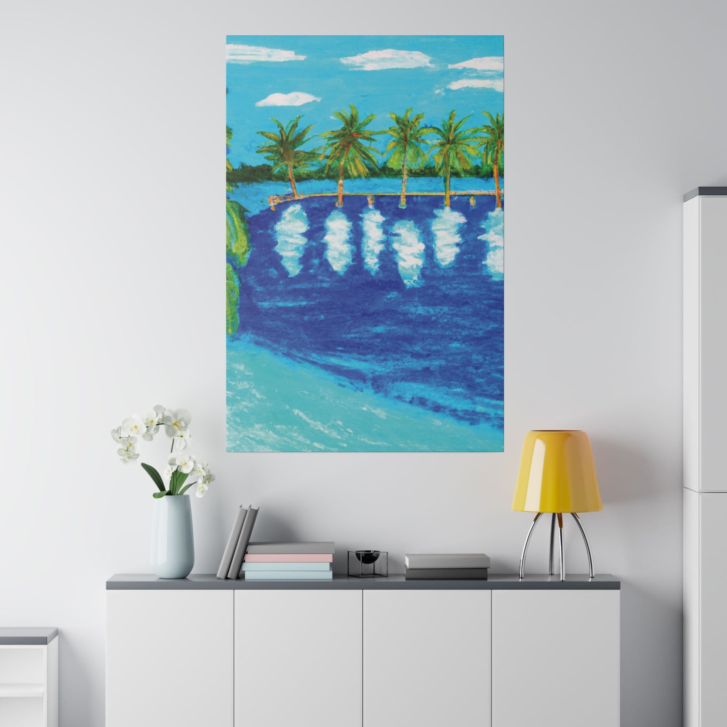 7996V - Bahamas Ocean Painting Print | Bahamas | Ocean | Beach | Poster | Home Decor | Wall Art | Canvas