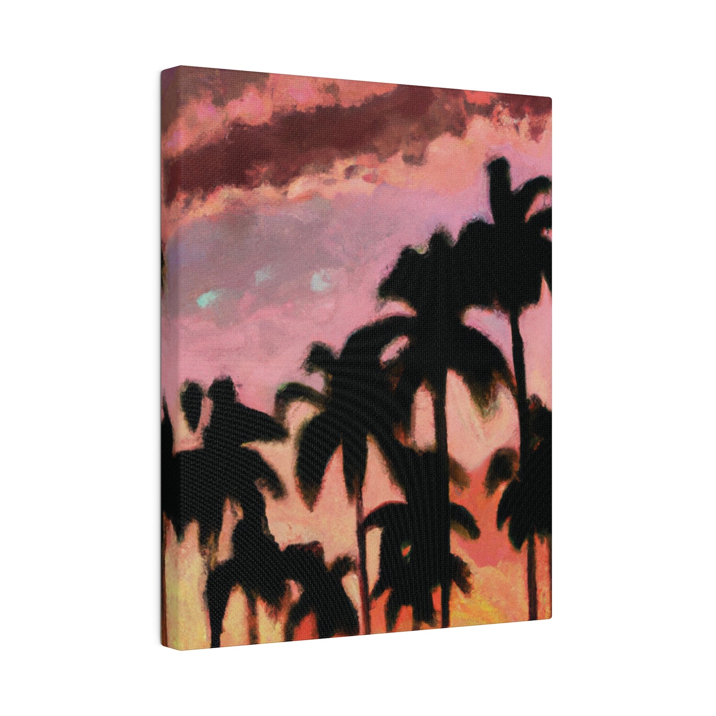 8559Q - Miami Beach Sunset Painting Print | Miami | Beach | Sunset | Poster | Home Decor | Wall Art | Canvas