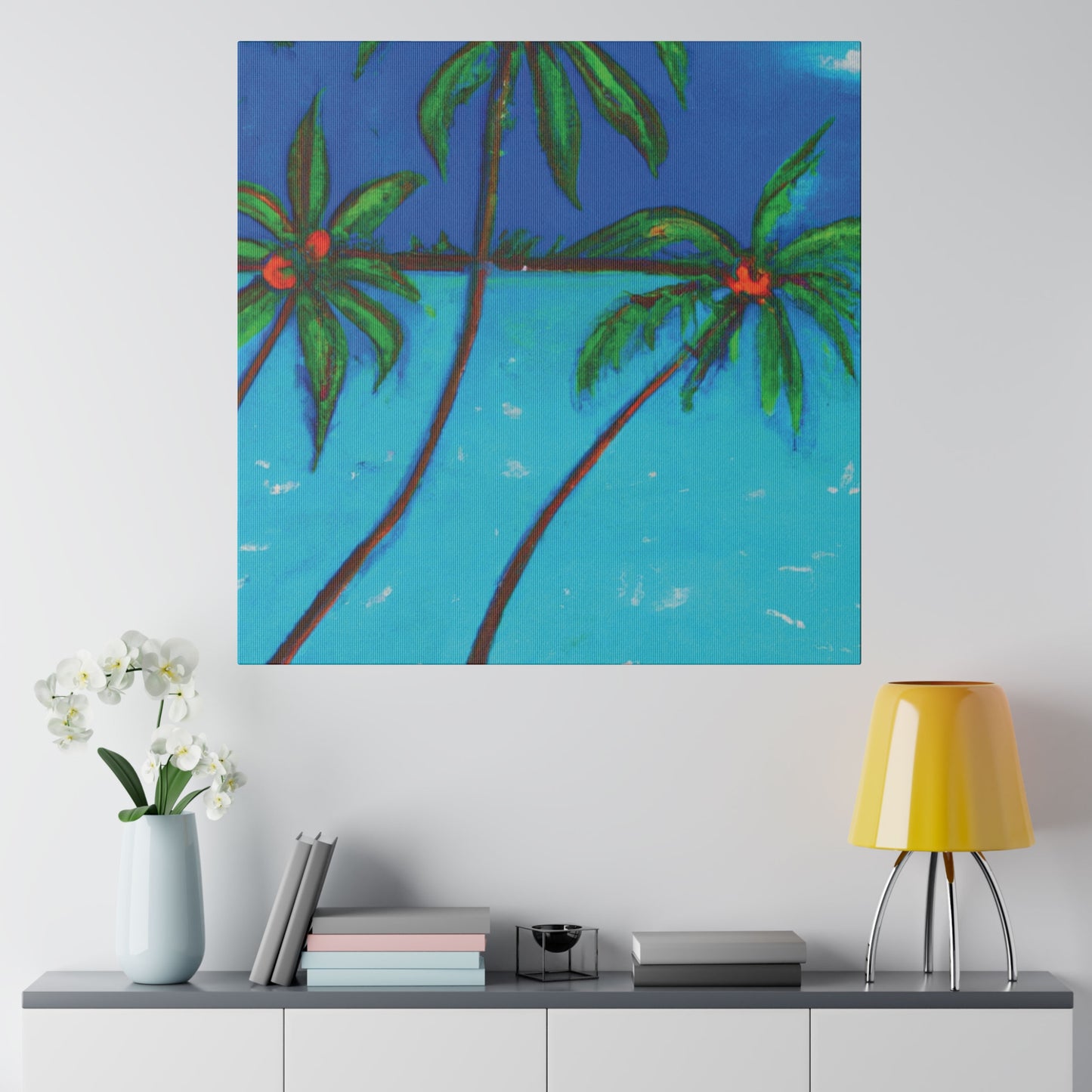 9305W - Bahamas Ocean Painting Print | Bahamas | Ocean | Beach | Poster | Home Decor | Wall Art | Canvas