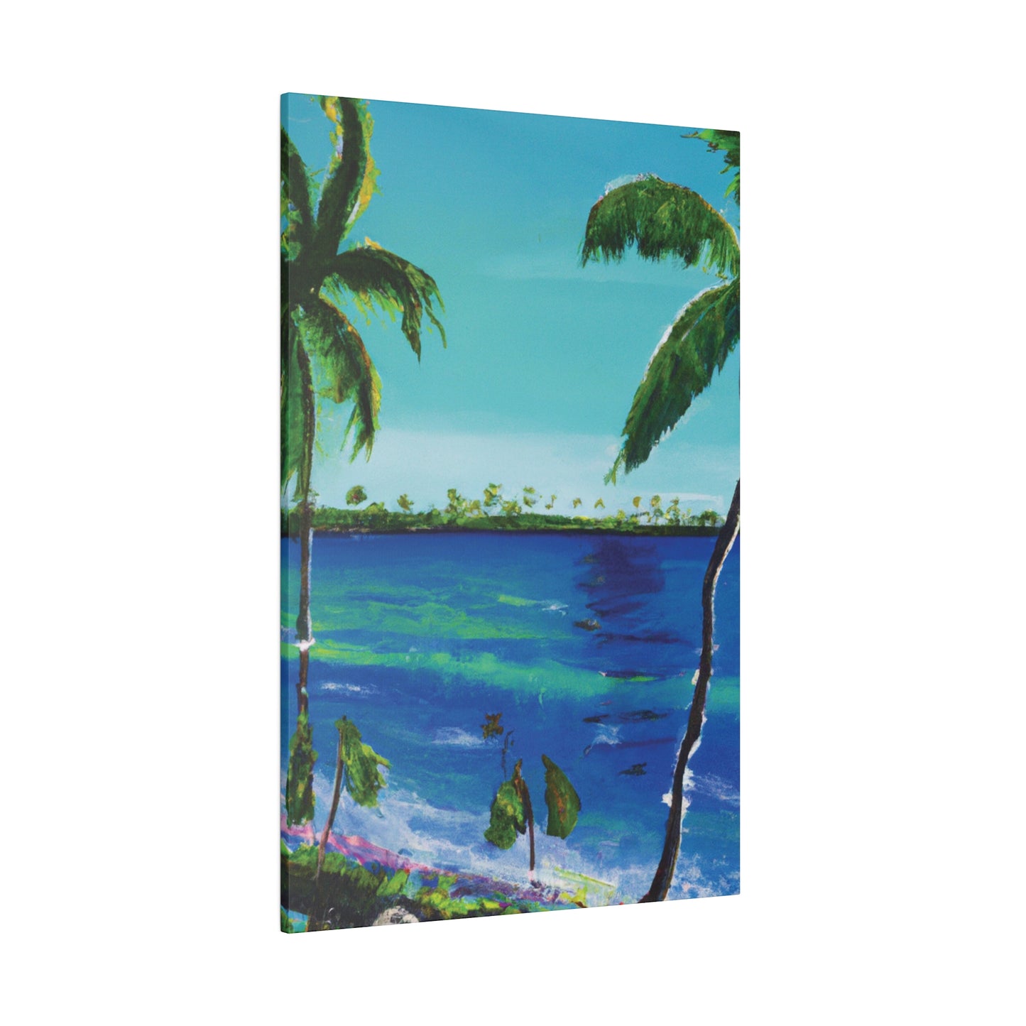 5491V - Bahamas Ocean Painting Print | Bahamas | Ocean | Beach | Poster | Home Decor | Wall Art | Canvas