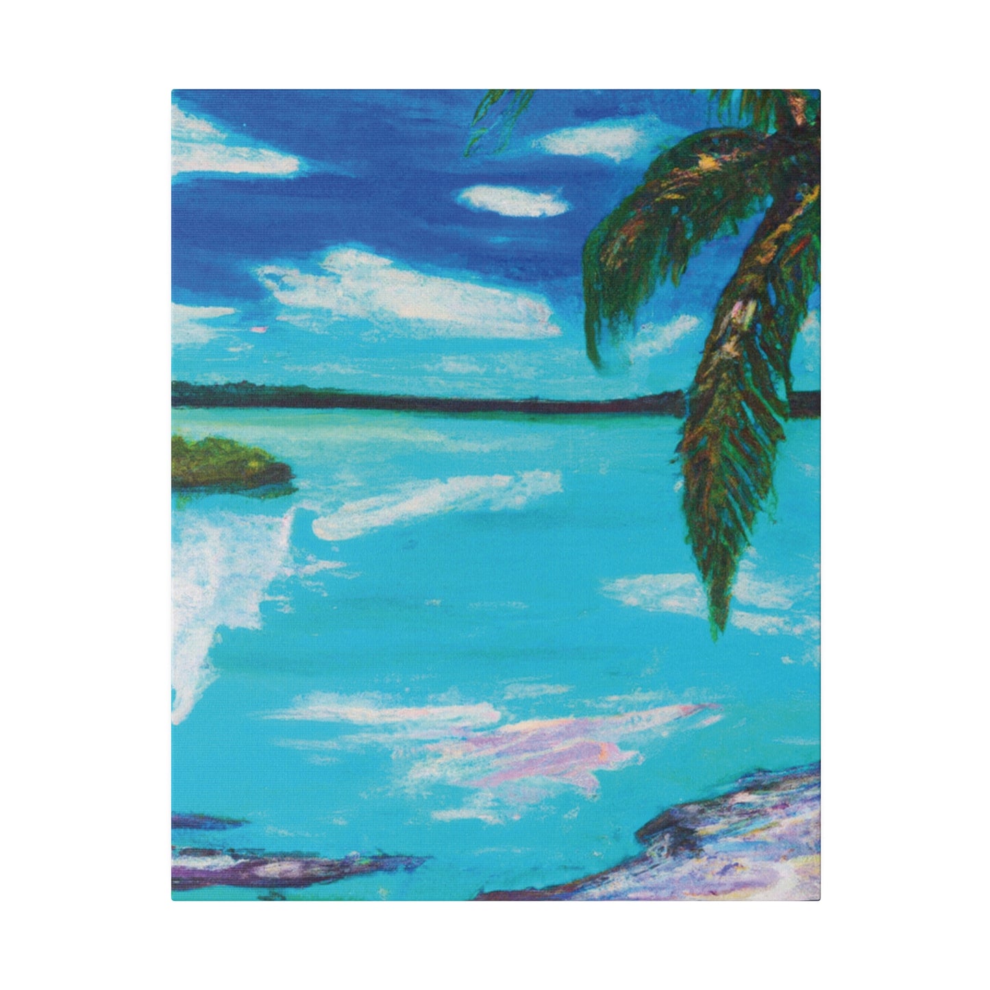 9184C - Bahamas Ocean Painting Print | Bahamas | Ocean | Beach | Poster | Home Decor | Wall Art | Canvas