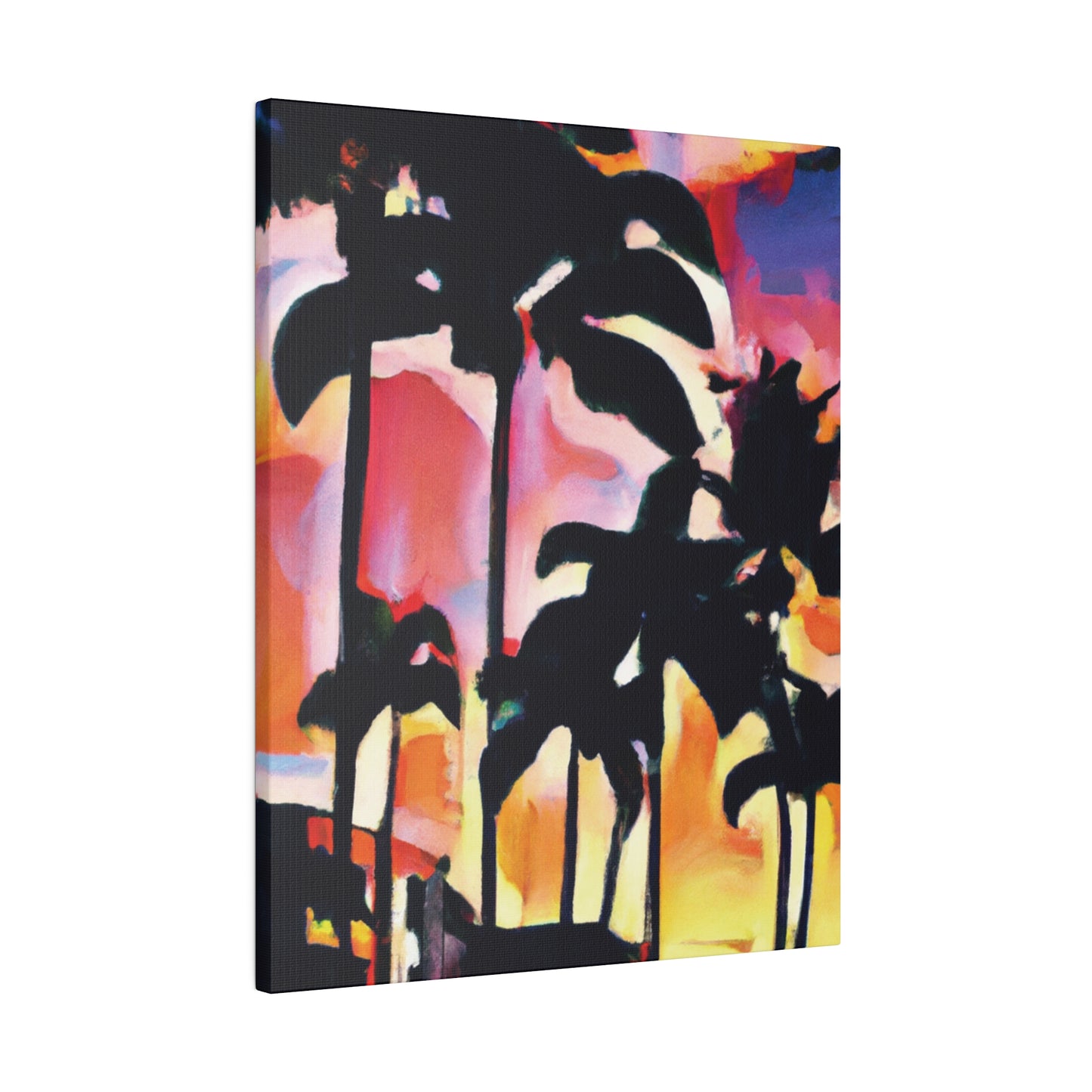 4986G - Miami Beach Sunset Painting Print | Miami | Beach | Sunset | Poster | Home Decor | Wall Art | Canvas