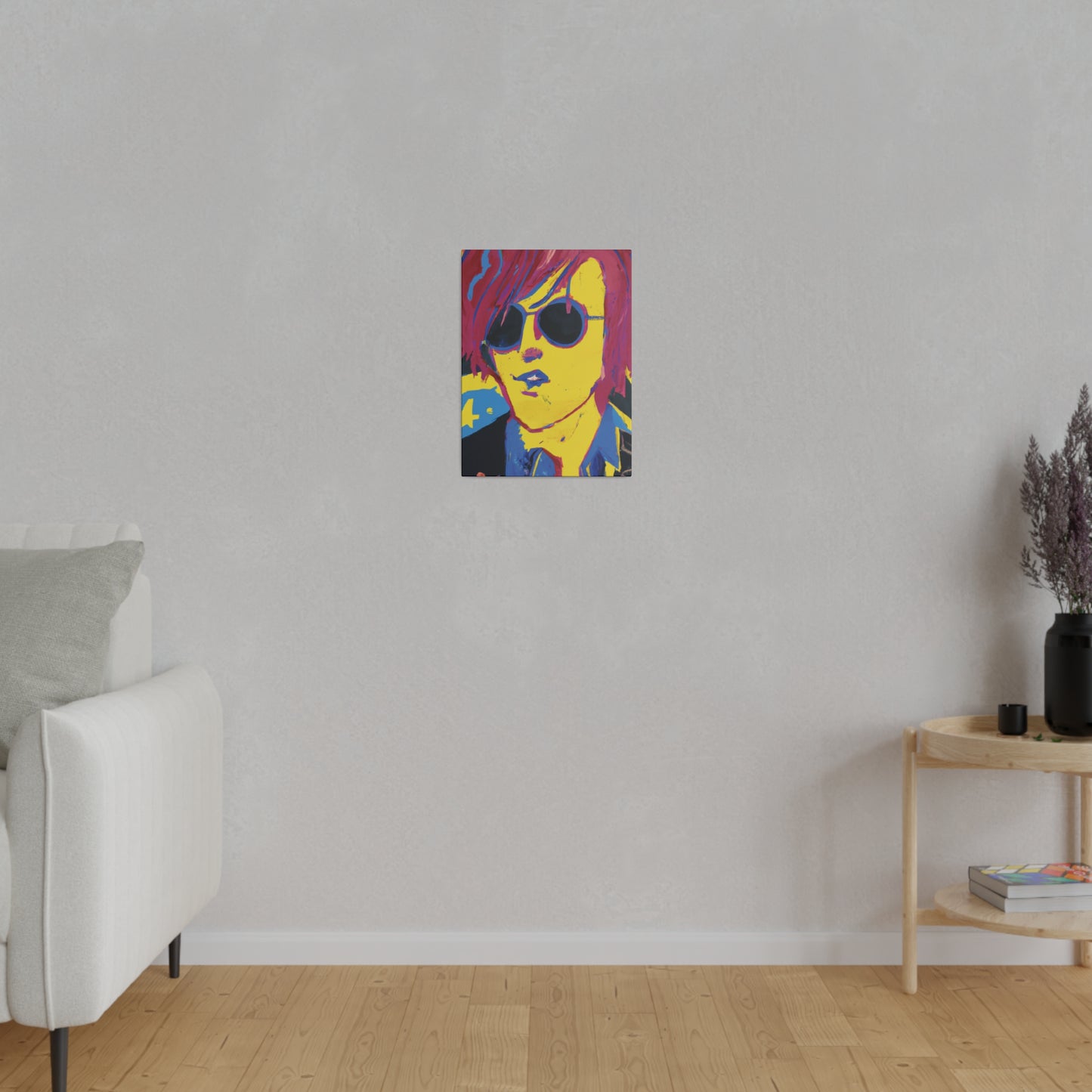 4543H - Rockstar Painting Print | Face | Abstract | Poster | Home Decor | Wall Art | Music Art | Canvas