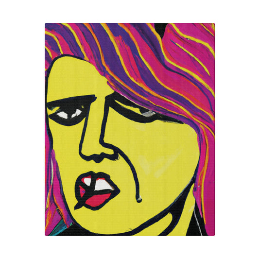 6639Q - Rockstar Painting Print | Face | Abstract | Poster | Home Decor | Wall Art | Music Art | Canvas