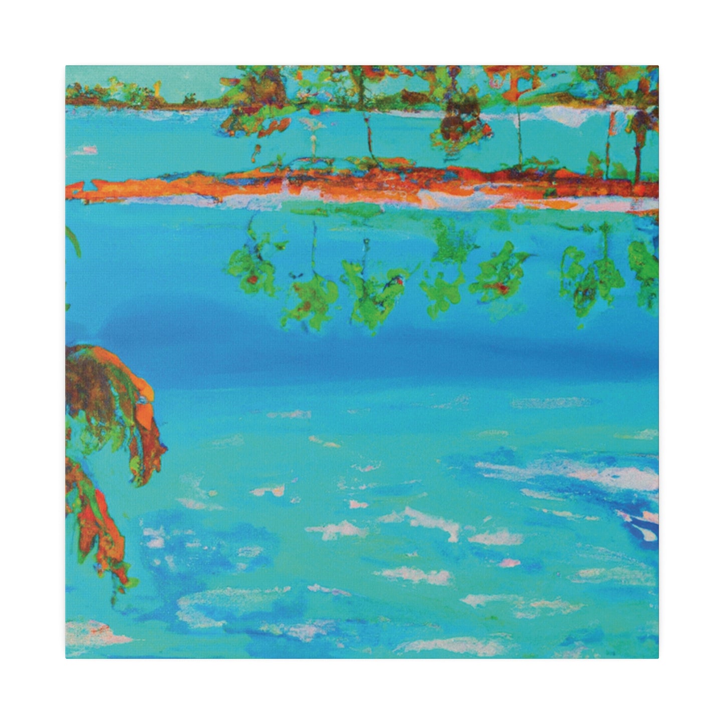 5171E - Bahamas Ocean Painting Print | Bahamas | Ocean | Beach | Poster | Home Decor | Wall Art | Canvas