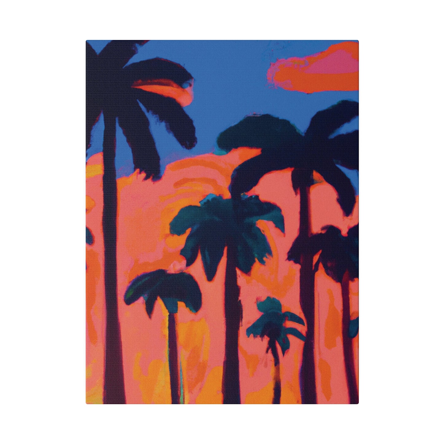 3239C - Miami Beach Sunset Painting Print | Miami | Beach | Sunset | Poster | Home Decor | Wall Art | Canvas