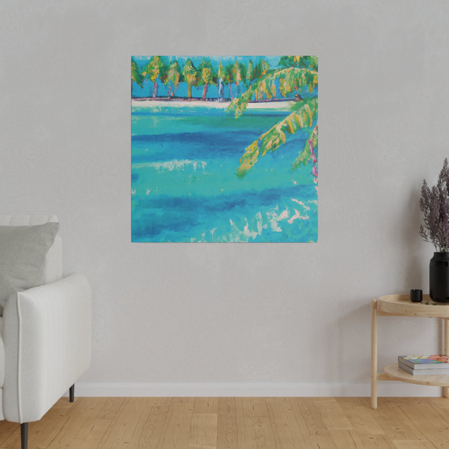 6000X - Bahamas Ocean Painting Print | Bahamas | Ocean | Beach | Poster | Home Decor | Wall Art | Canvas